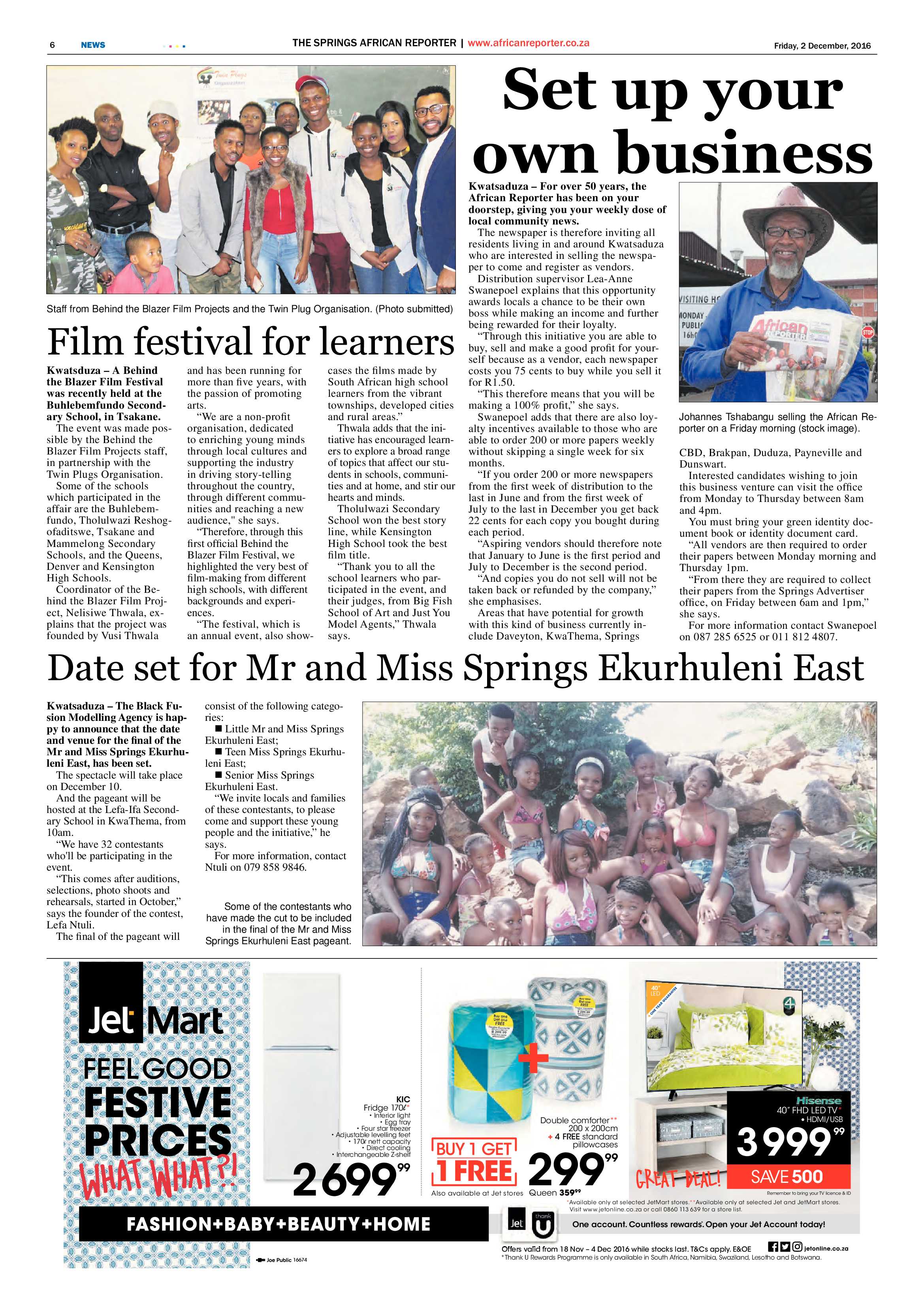 African Reporter 2 Dec 2016 page 6