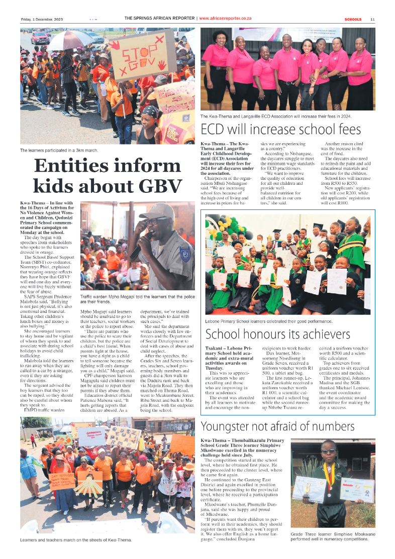 African Reporter 1 December 2023 page 11