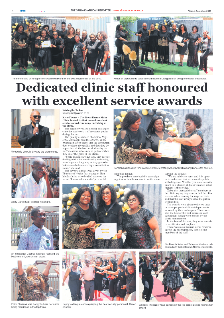 African Reporter 1 December 2023 page 4