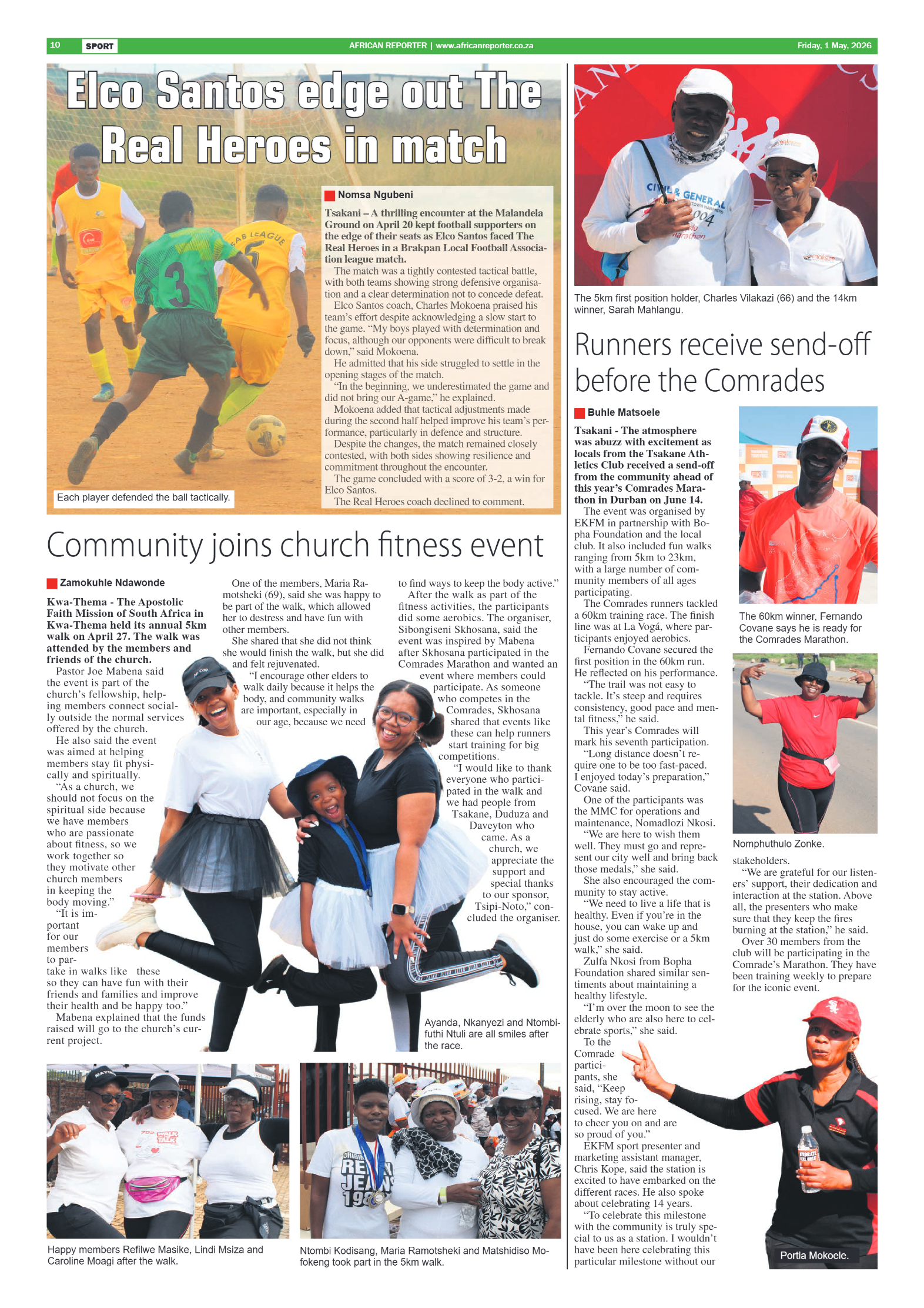 African Reporter 1 May 2026 page 10