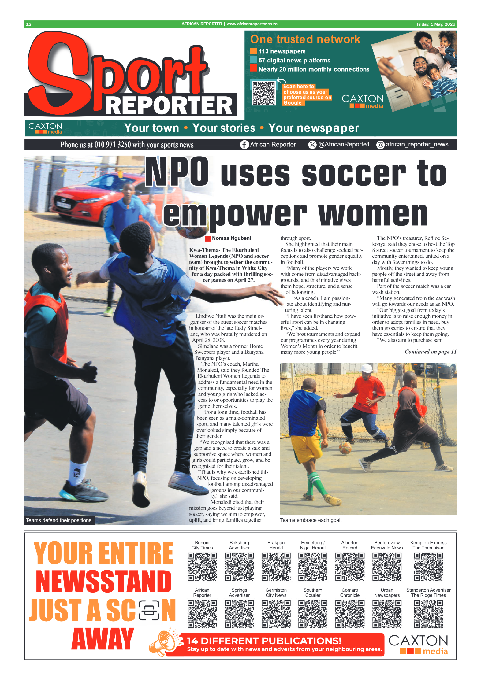 African Reporter 1 May 2026 page 12