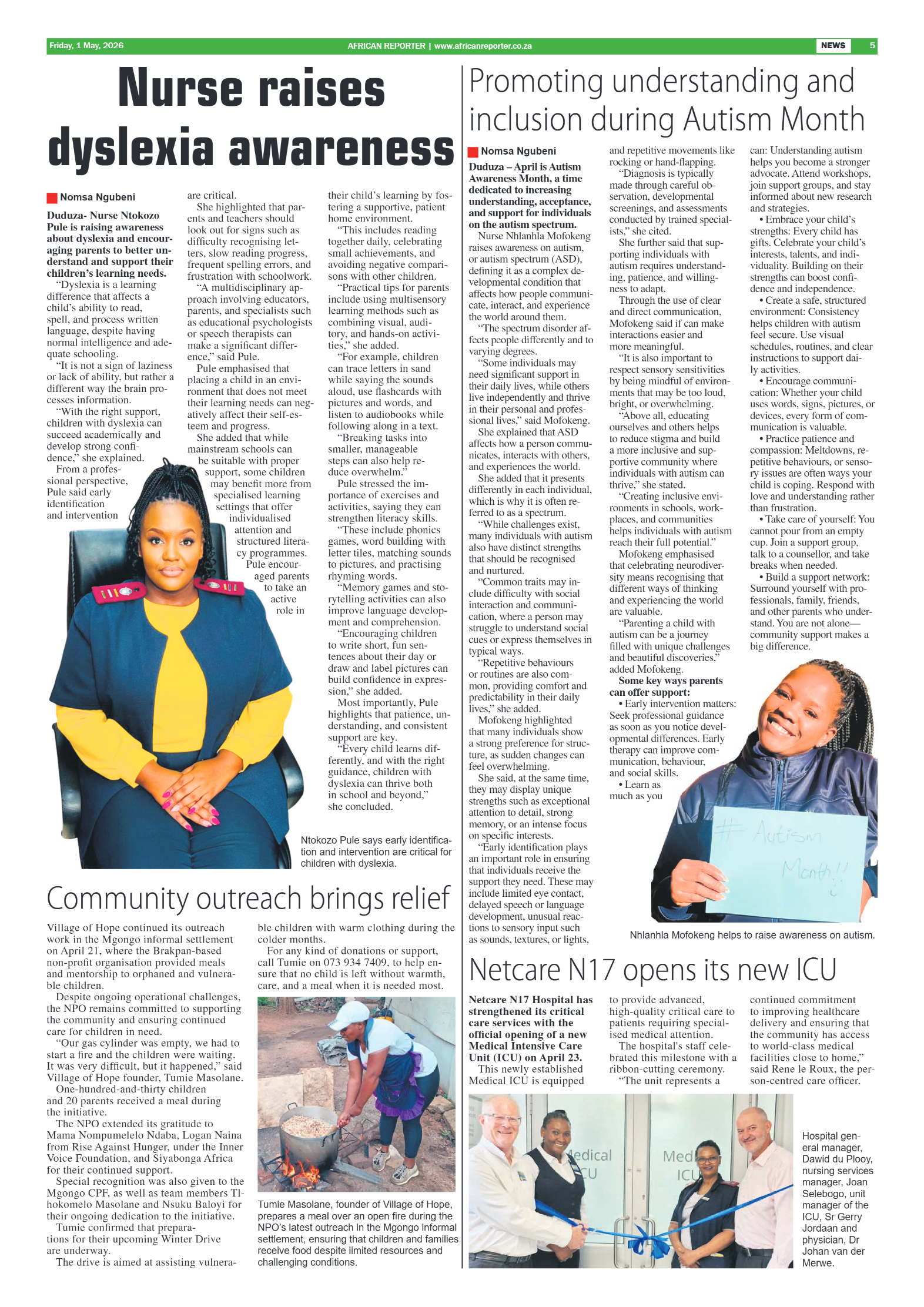 African Reporter 1 May 2026 page 5