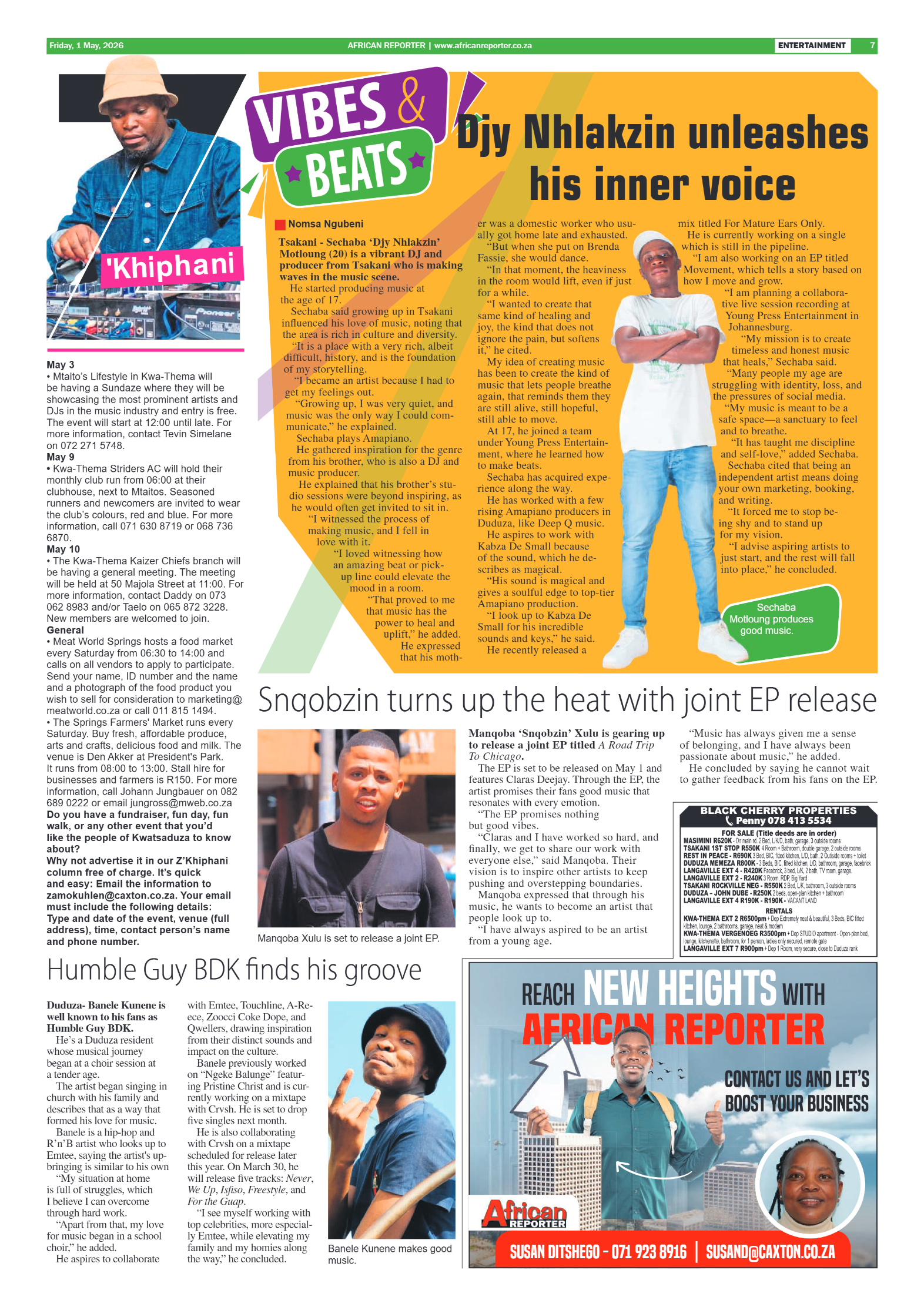African Reporter 1 May 2026 page 7