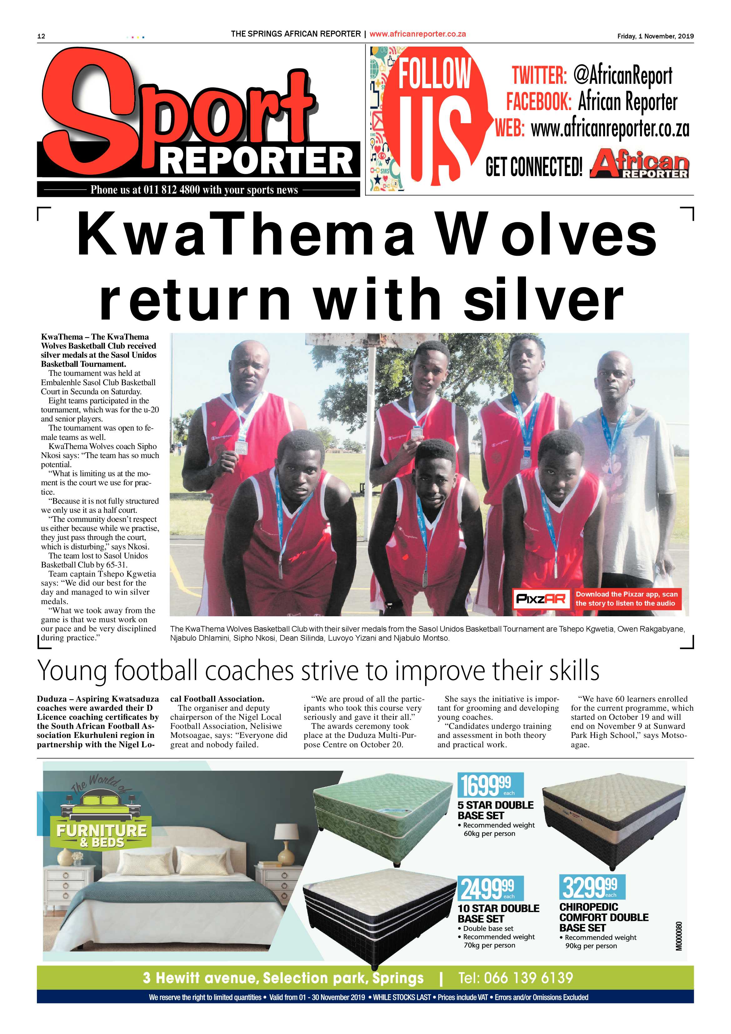 African Reporter 1 November 2019 page 12