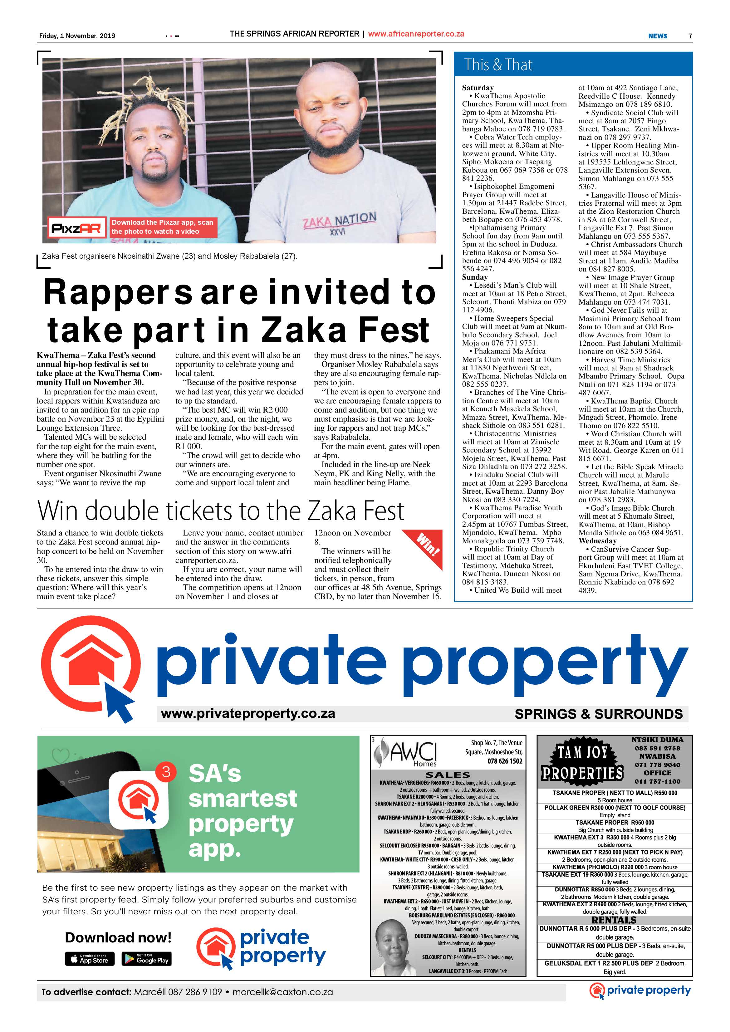 African Reporter 1 November 2019 page 7