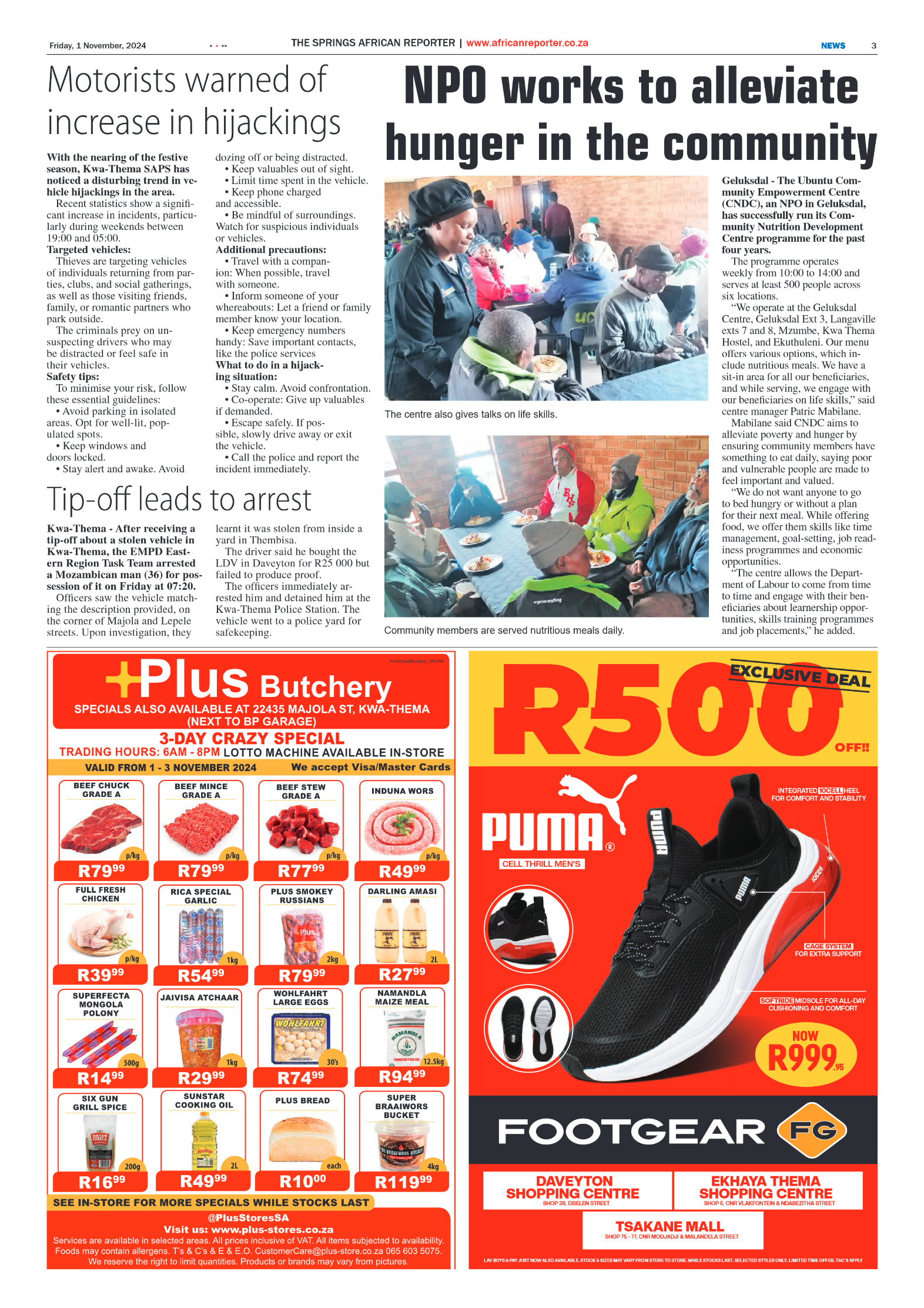 African Reporter 1 November 2024 page 3