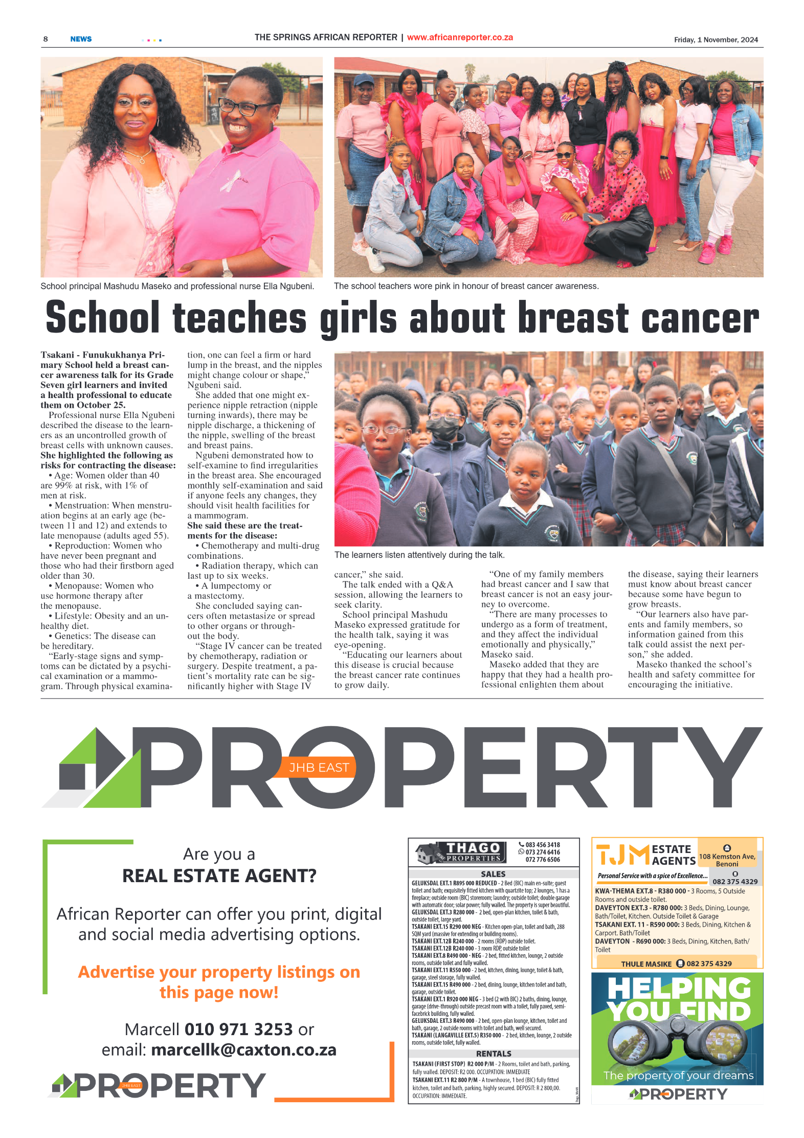 African Reporter 1 November 2024 page 8