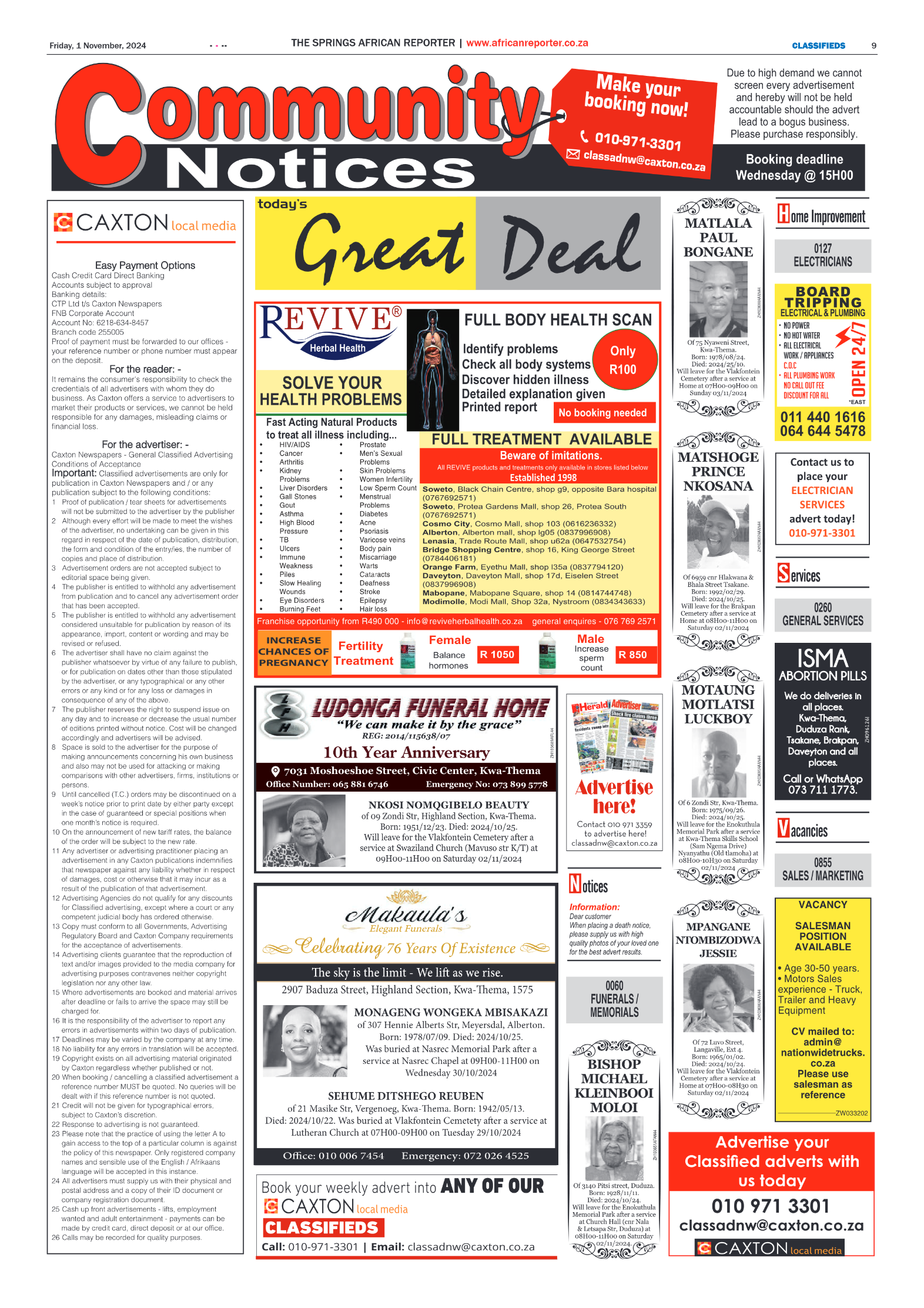 African Reporter 1 November 2024 page 9