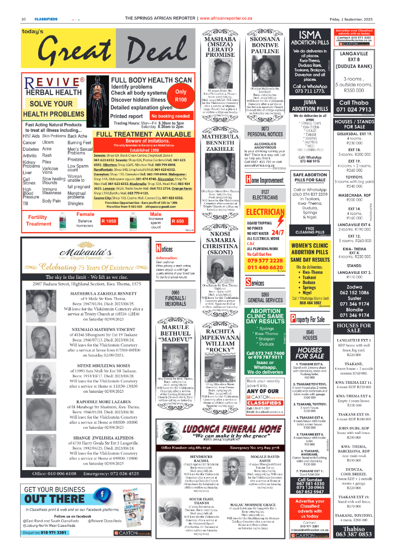 African Reporter 1 September 2023 page 10