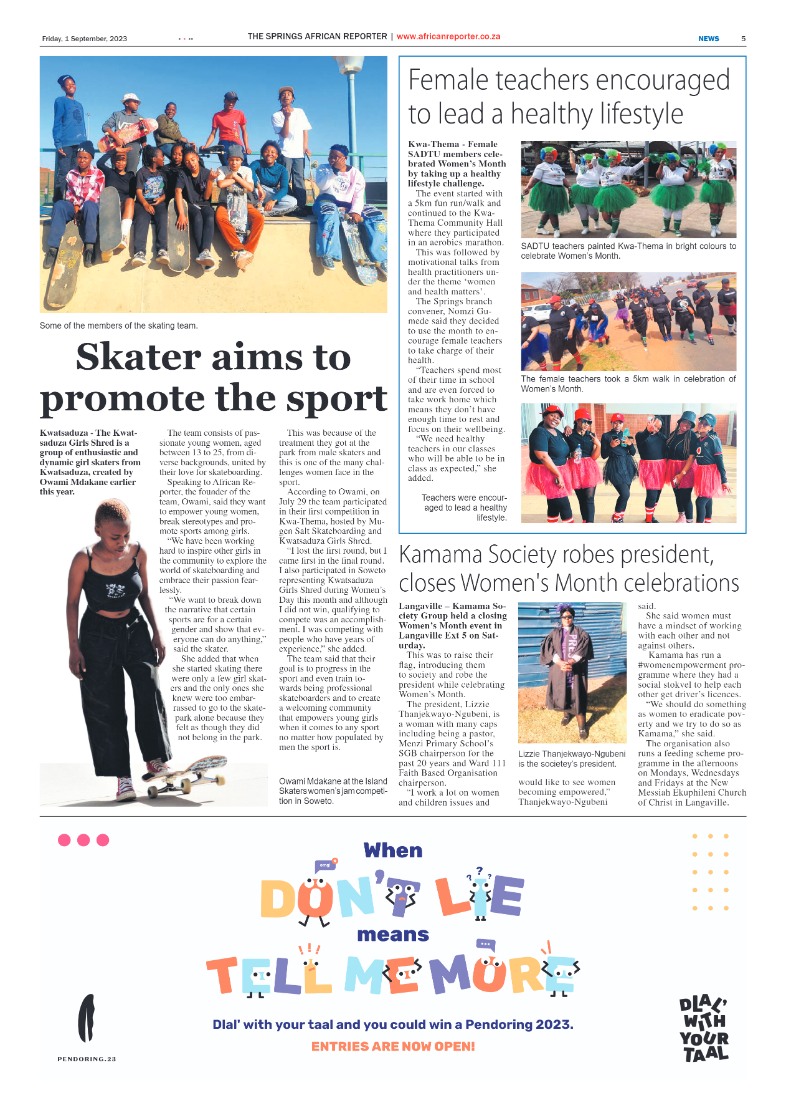 African Reporter 1 September 2023 page 5