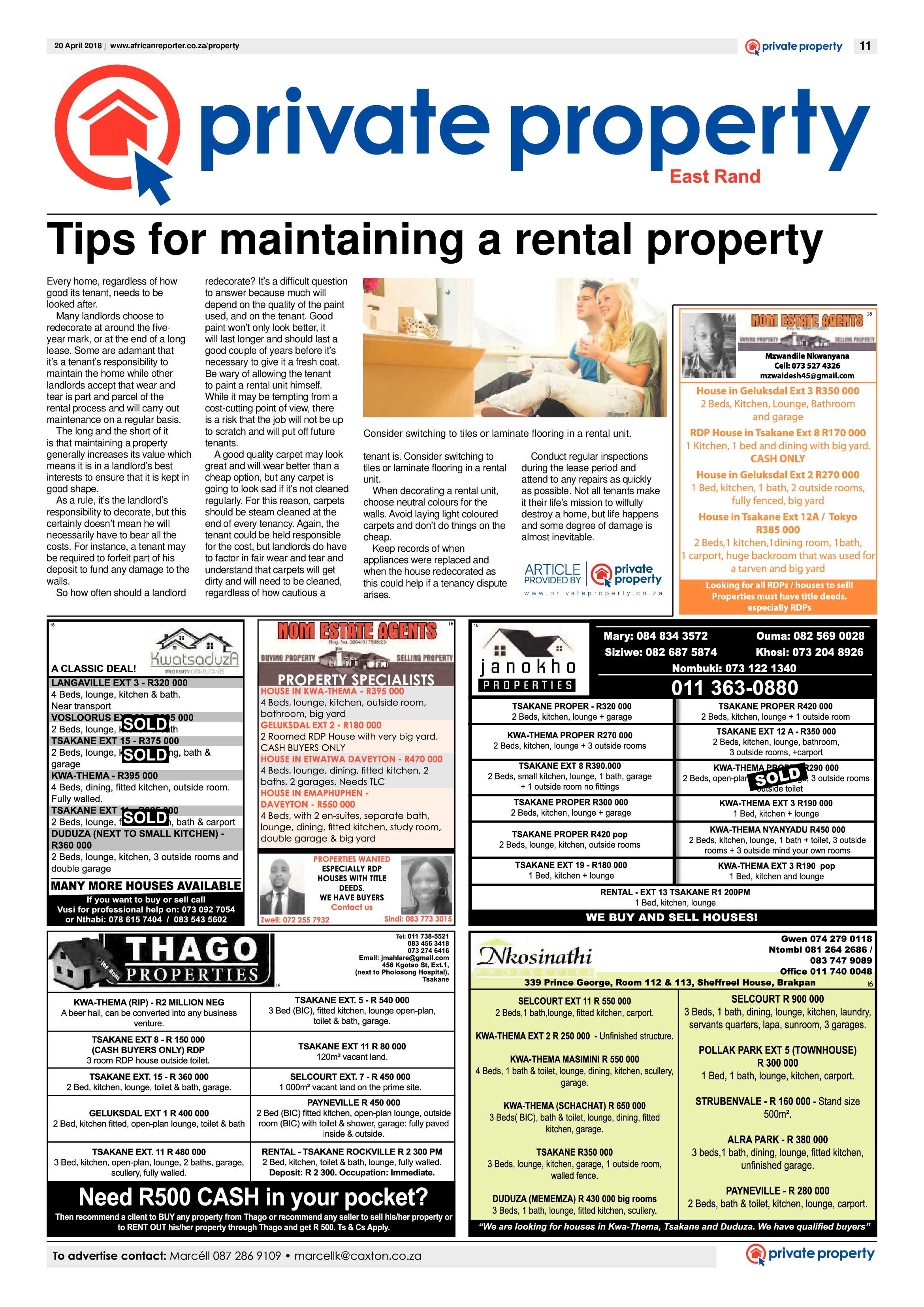 African Reporter 20 April 2018 page 11