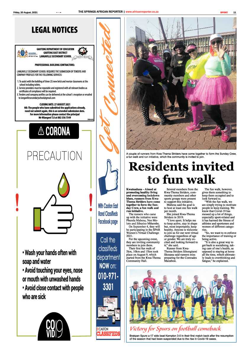 African Reporter 20 August 2021 page 11