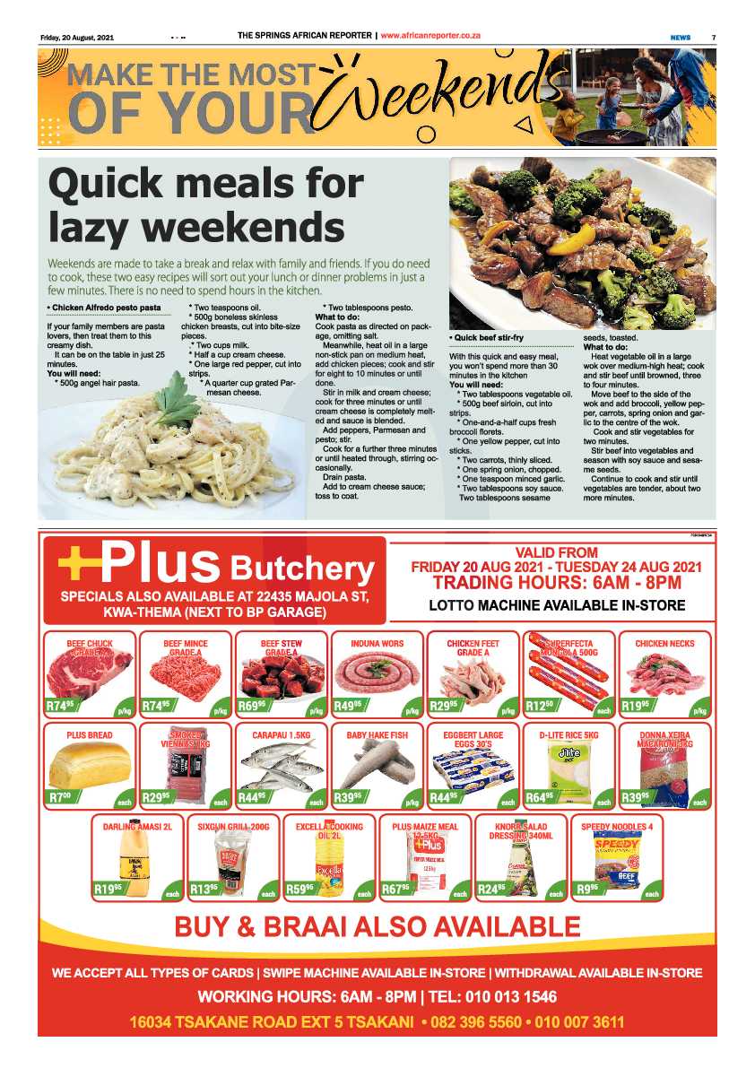 African Reporter 20 August 2021 page 7
