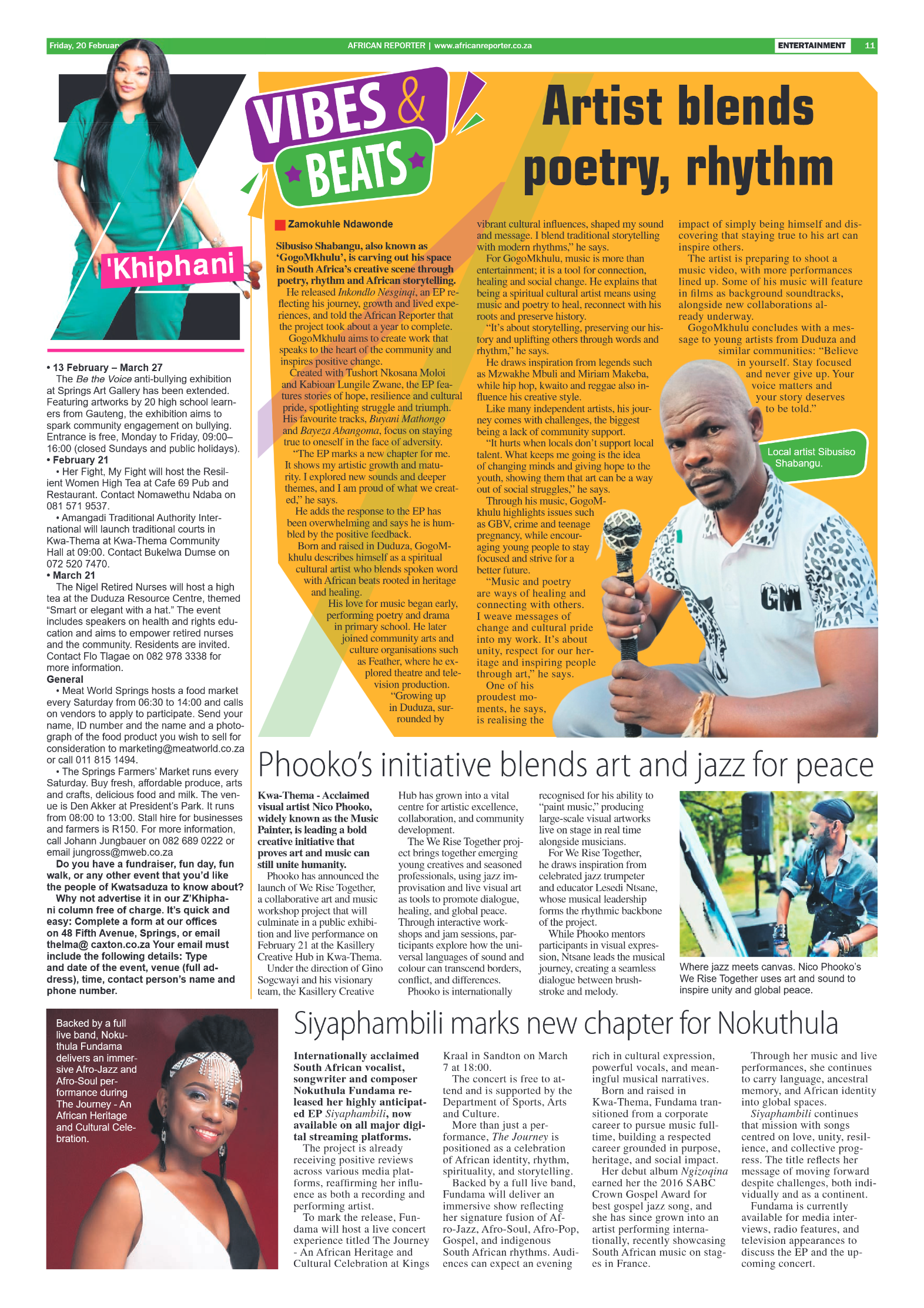 African Reporter 20 February 2026 page 11