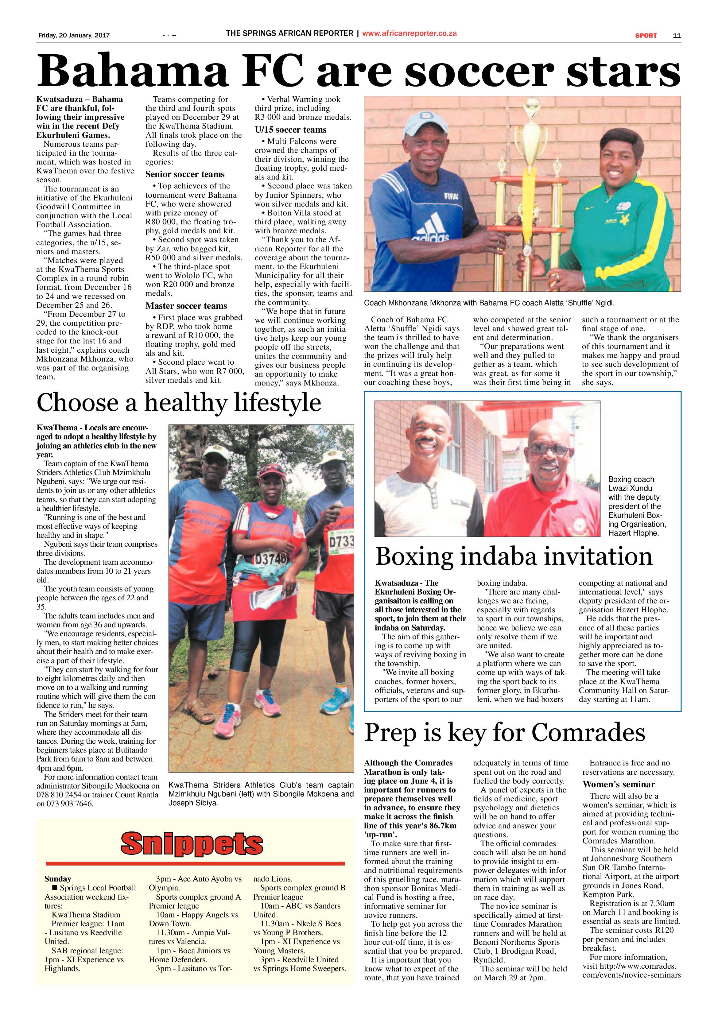 African Reporter 20 January 2017 page 11