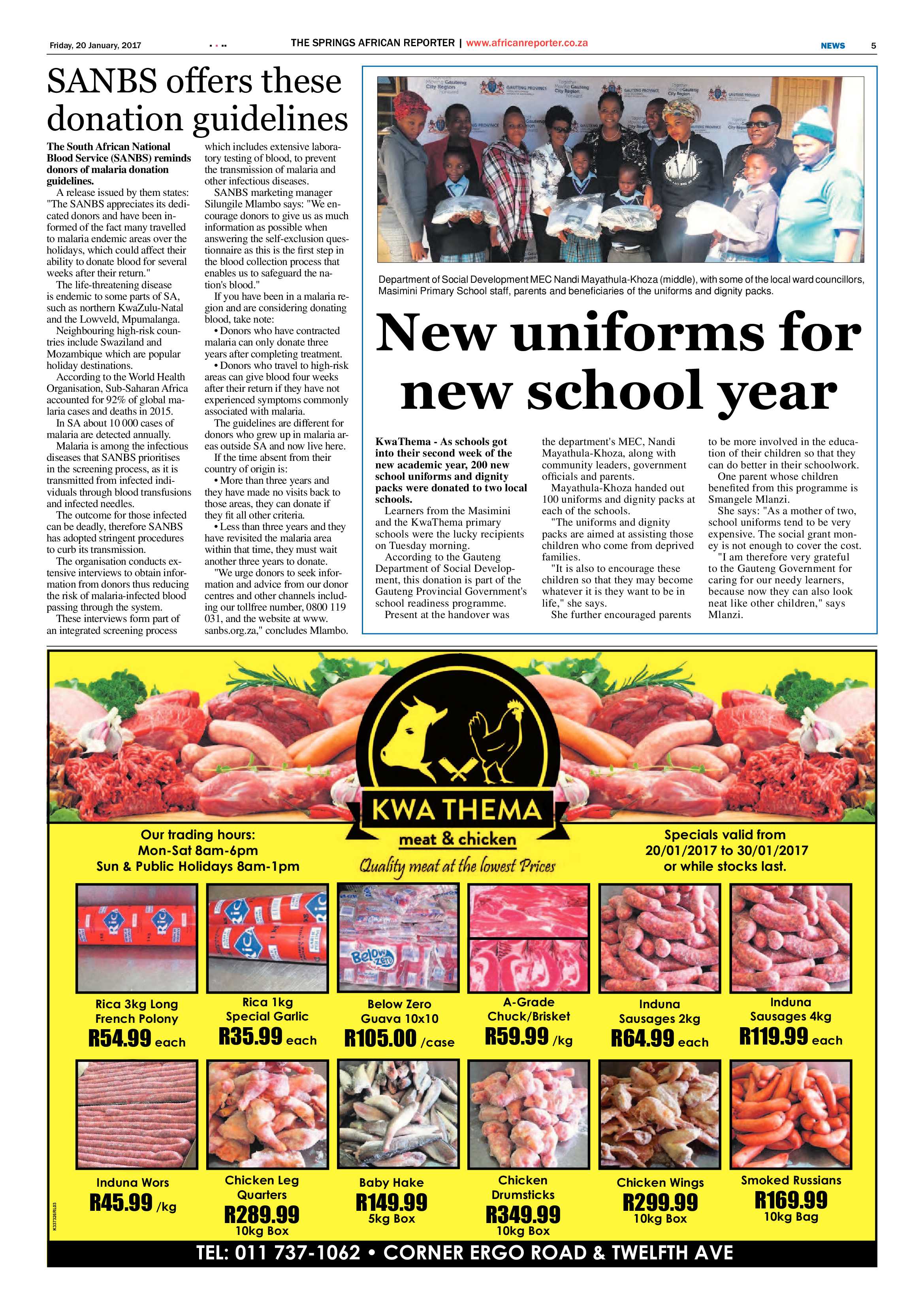 African Reporter 20 January 2017 page 5