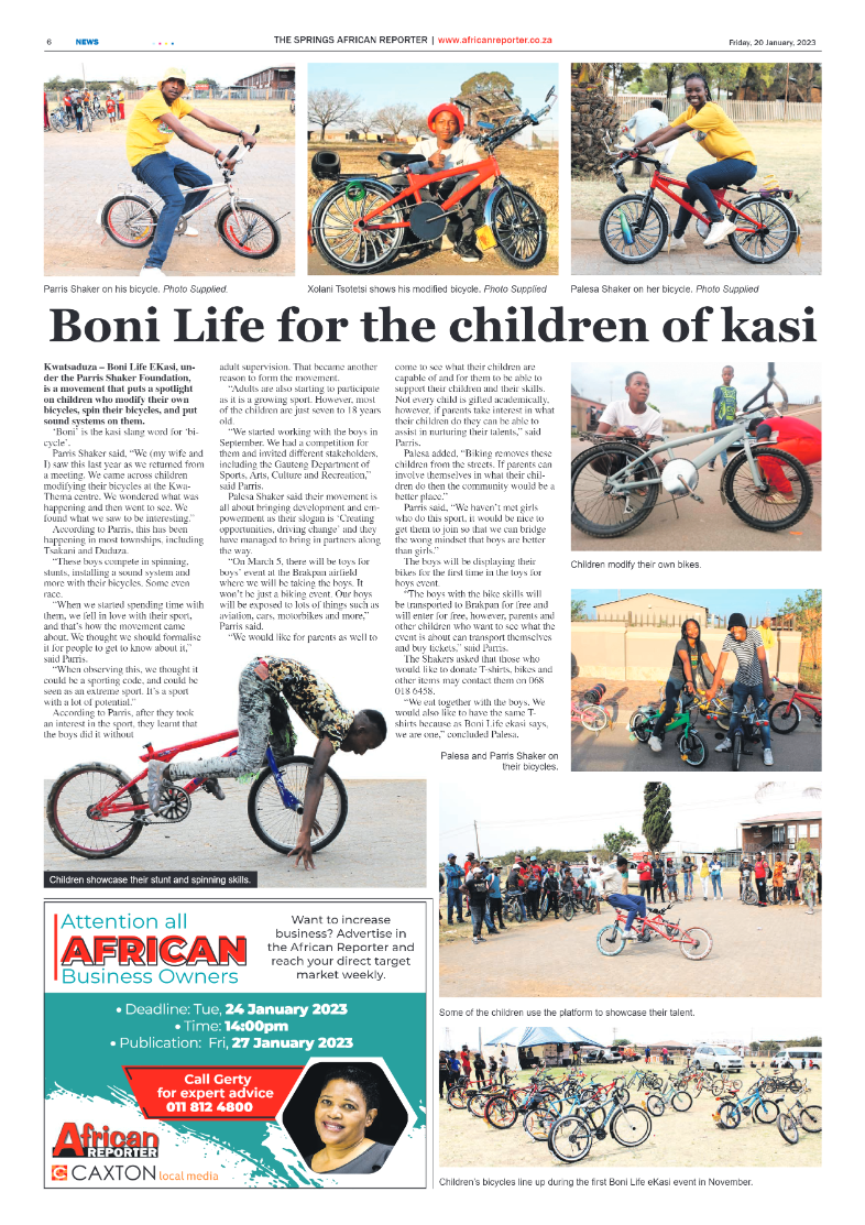 African Reporter 20 January 2023 page 6