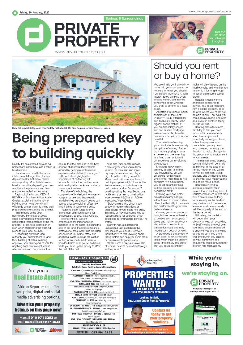 African Reporter 20 January 2023 page 8