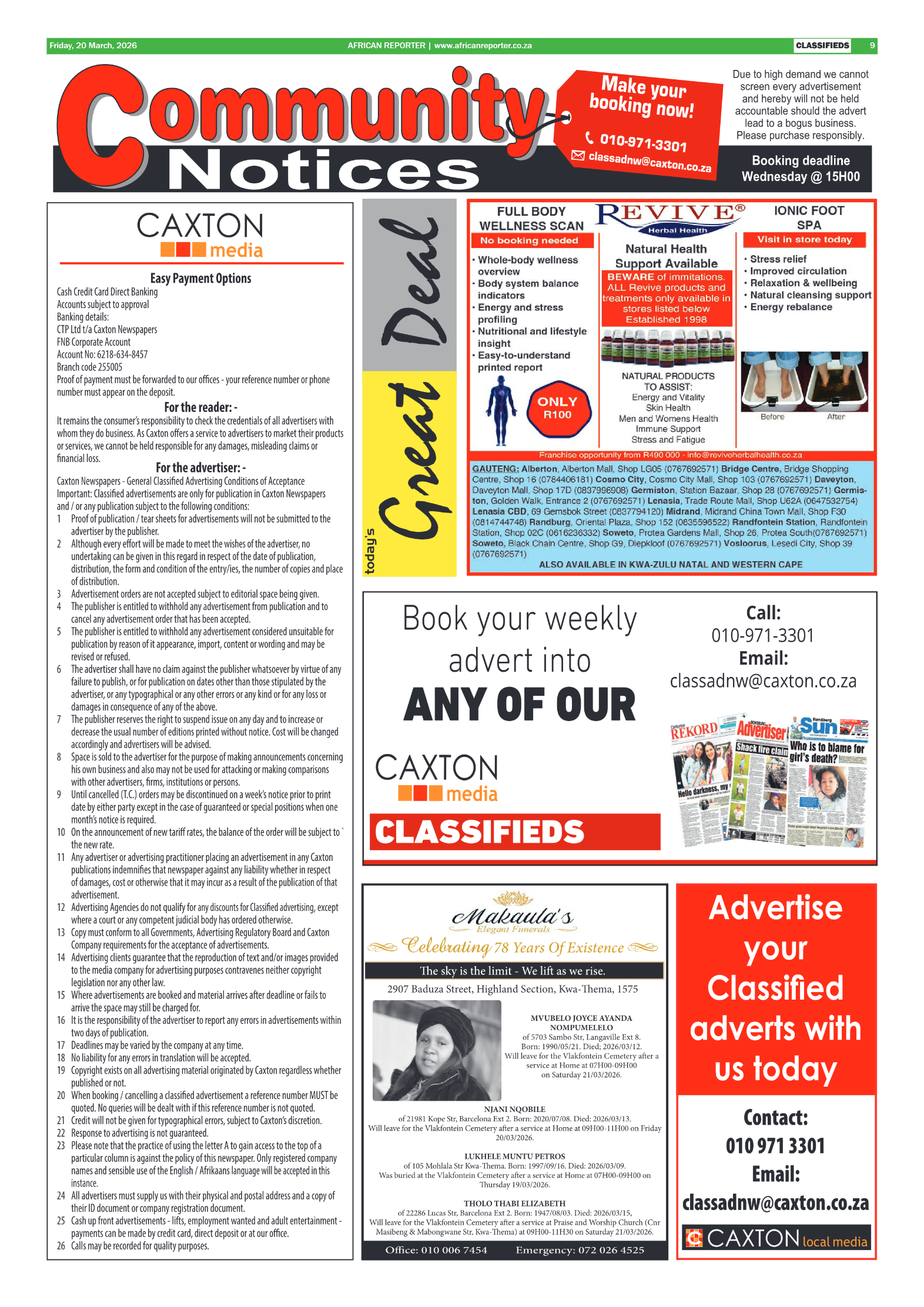 African Reporter 20 March 2026 page 9