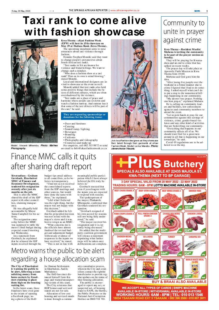 African Reporter 20 May 2022 page 3