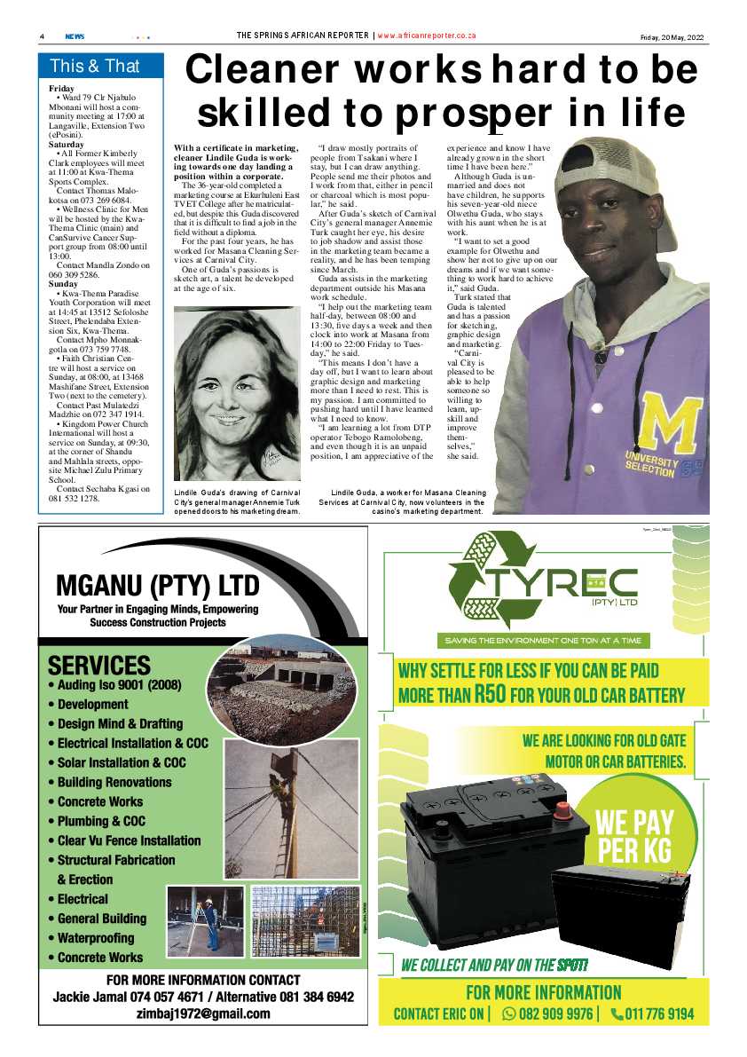 African Reporter 20 May 2022 page 4