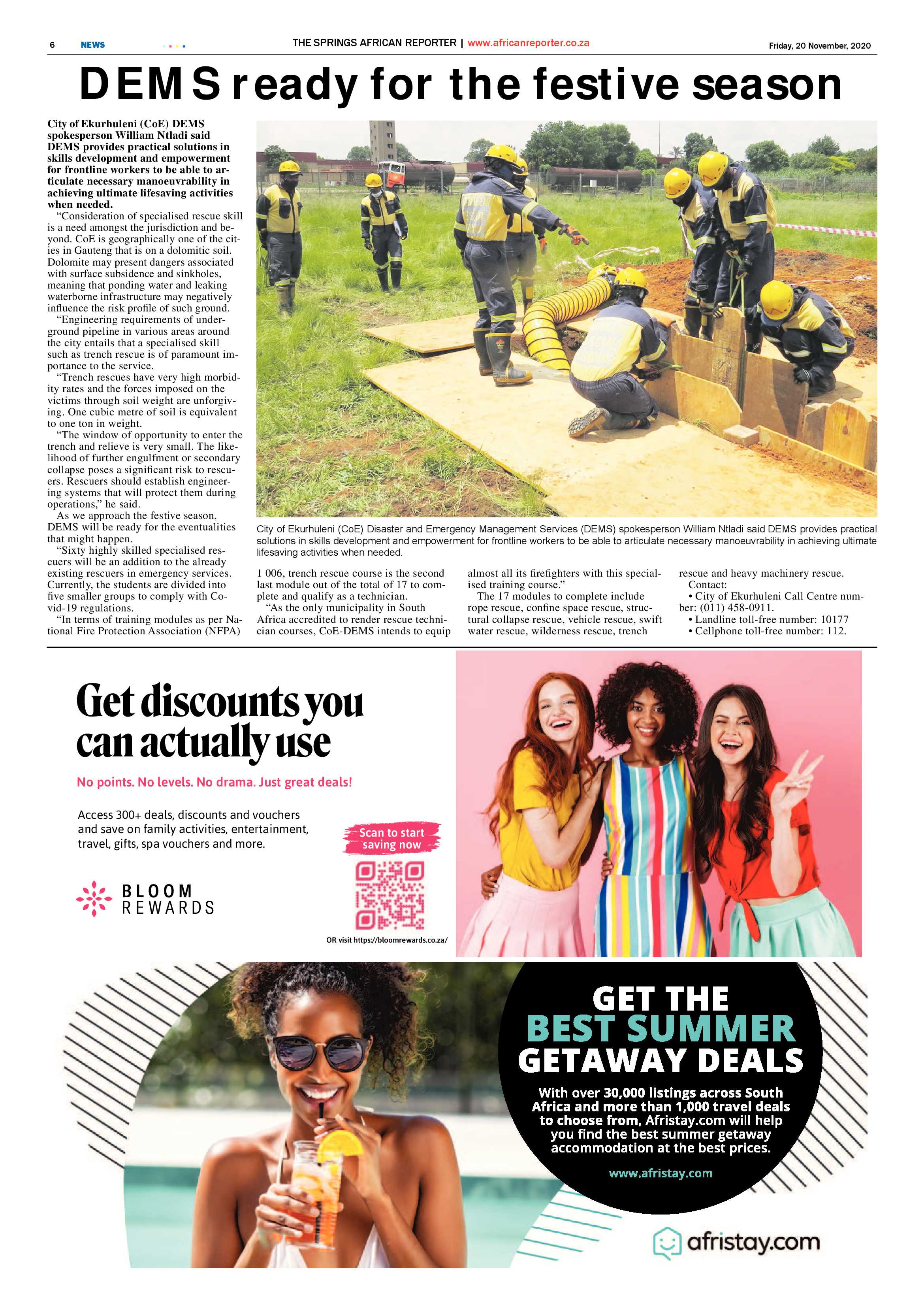 African Reporter 20 November 2020 page 6