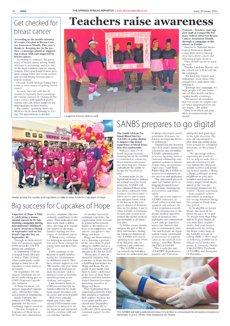 African Reporter 20 October 2023 page 10