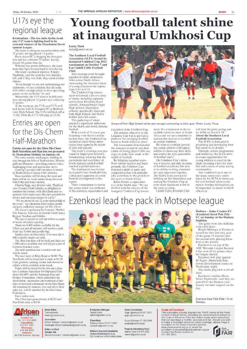 African Reporter 20 October 2023 page 11