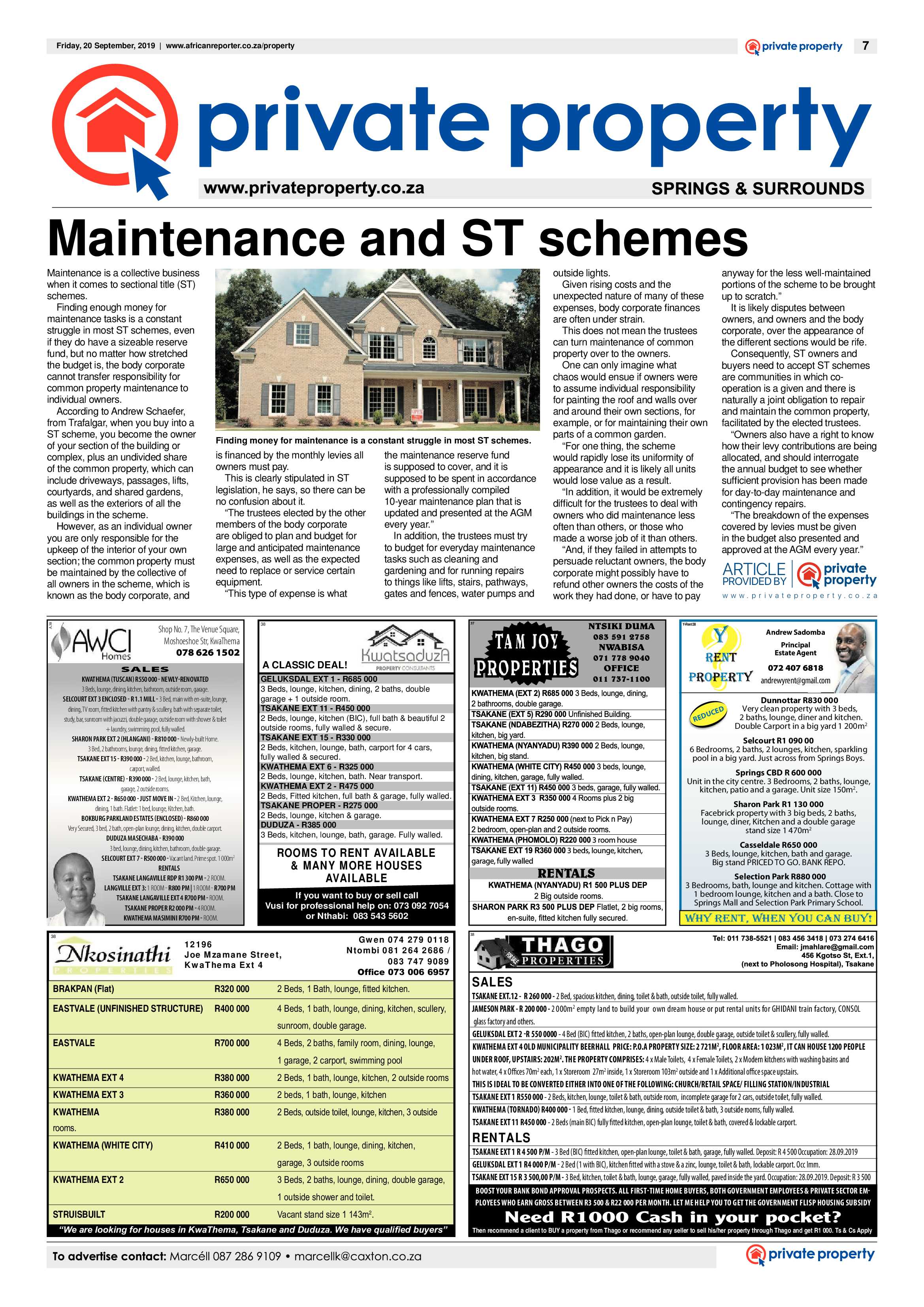 African Reporter 20 September 2019 page 7
