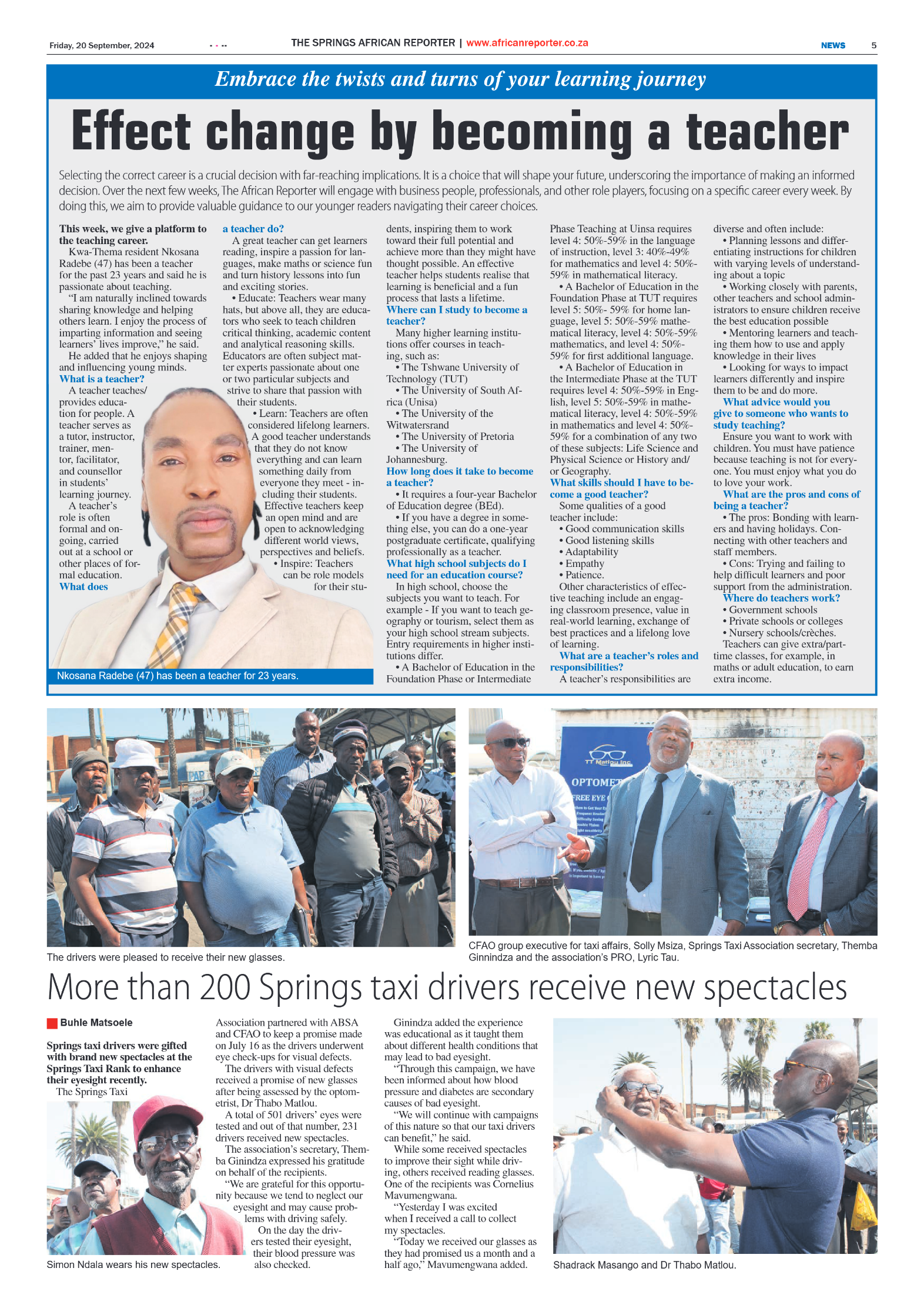 African Reporter 20 September 2024 page 5
