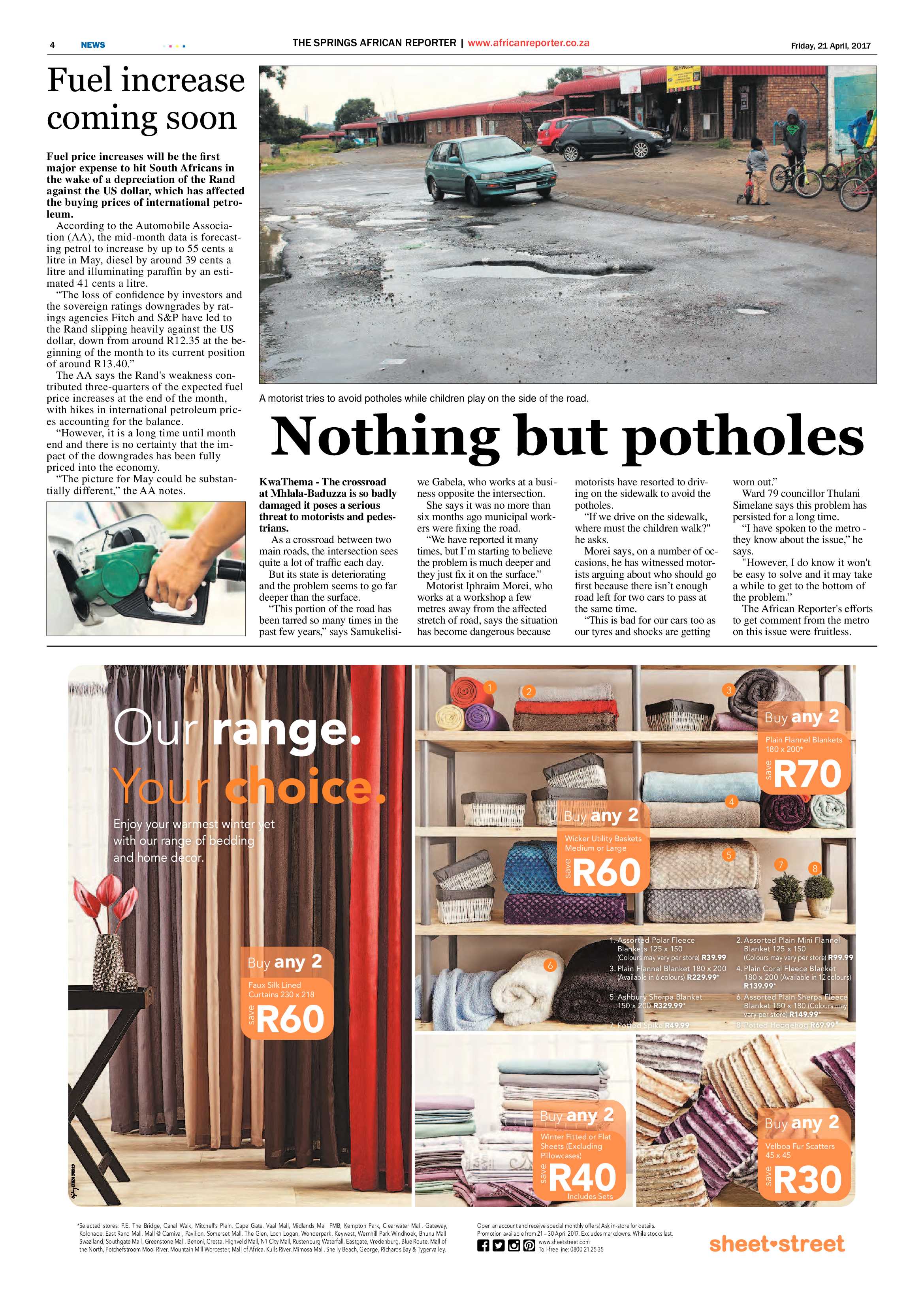 African Reporter 21 April 2017 page 4