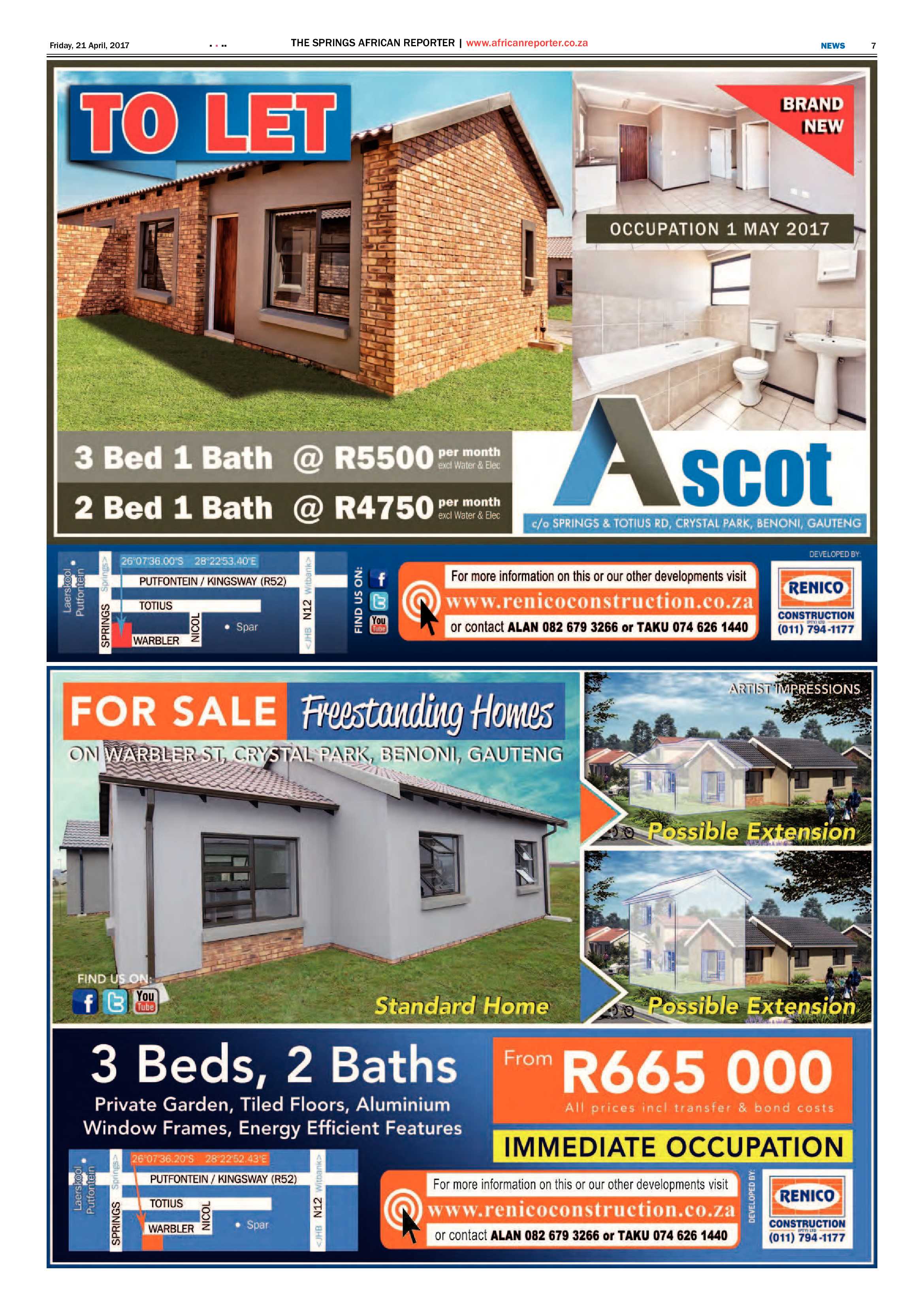 African Reporter 21 April 2017 page 7