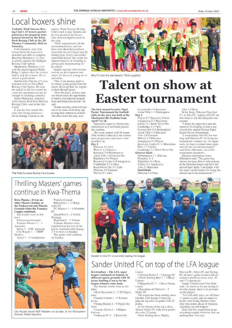 African Reporter 21 April 2023 page 10