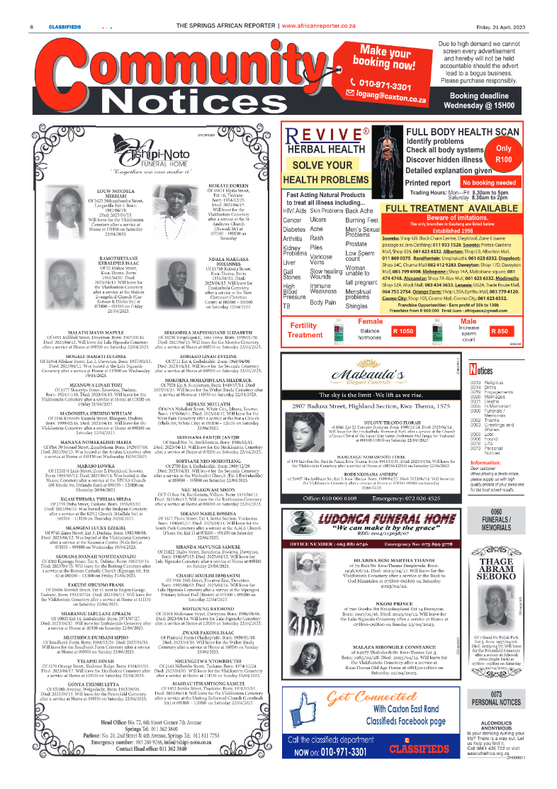 African Reporter 21 April 2023 page 8