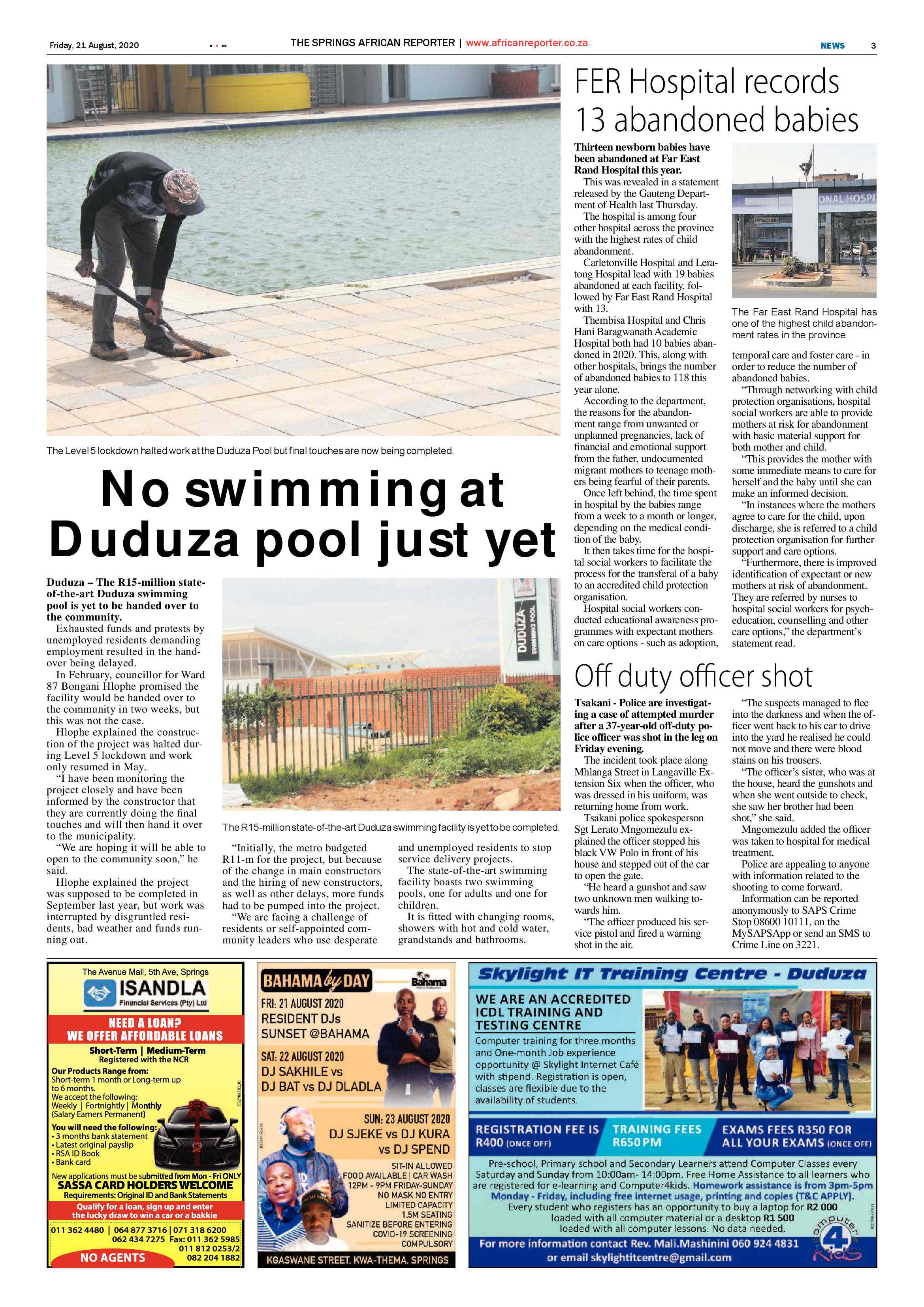 African Reporter 21 August 2020 page 3