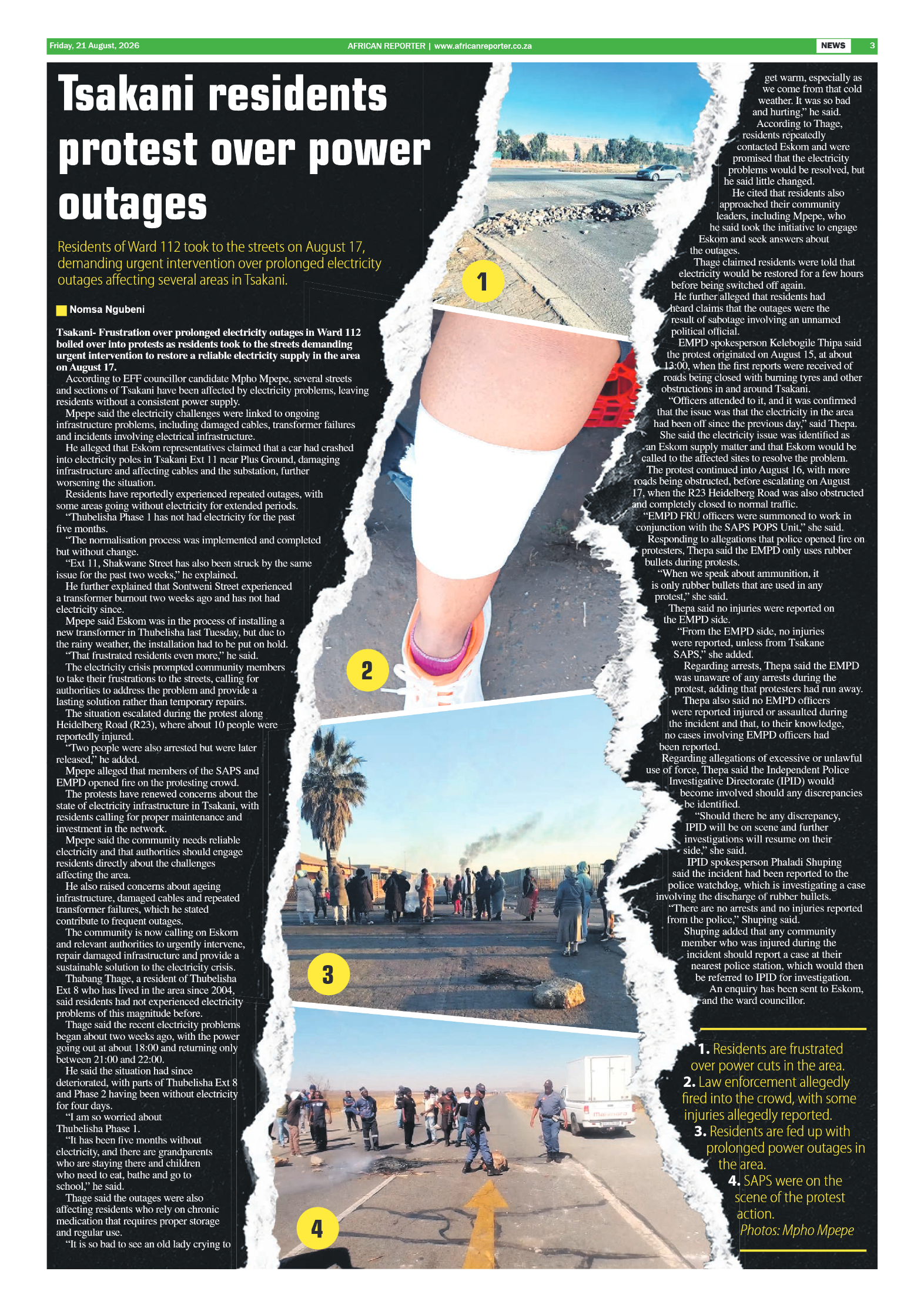 African Reporter 21 August 2026 page 3