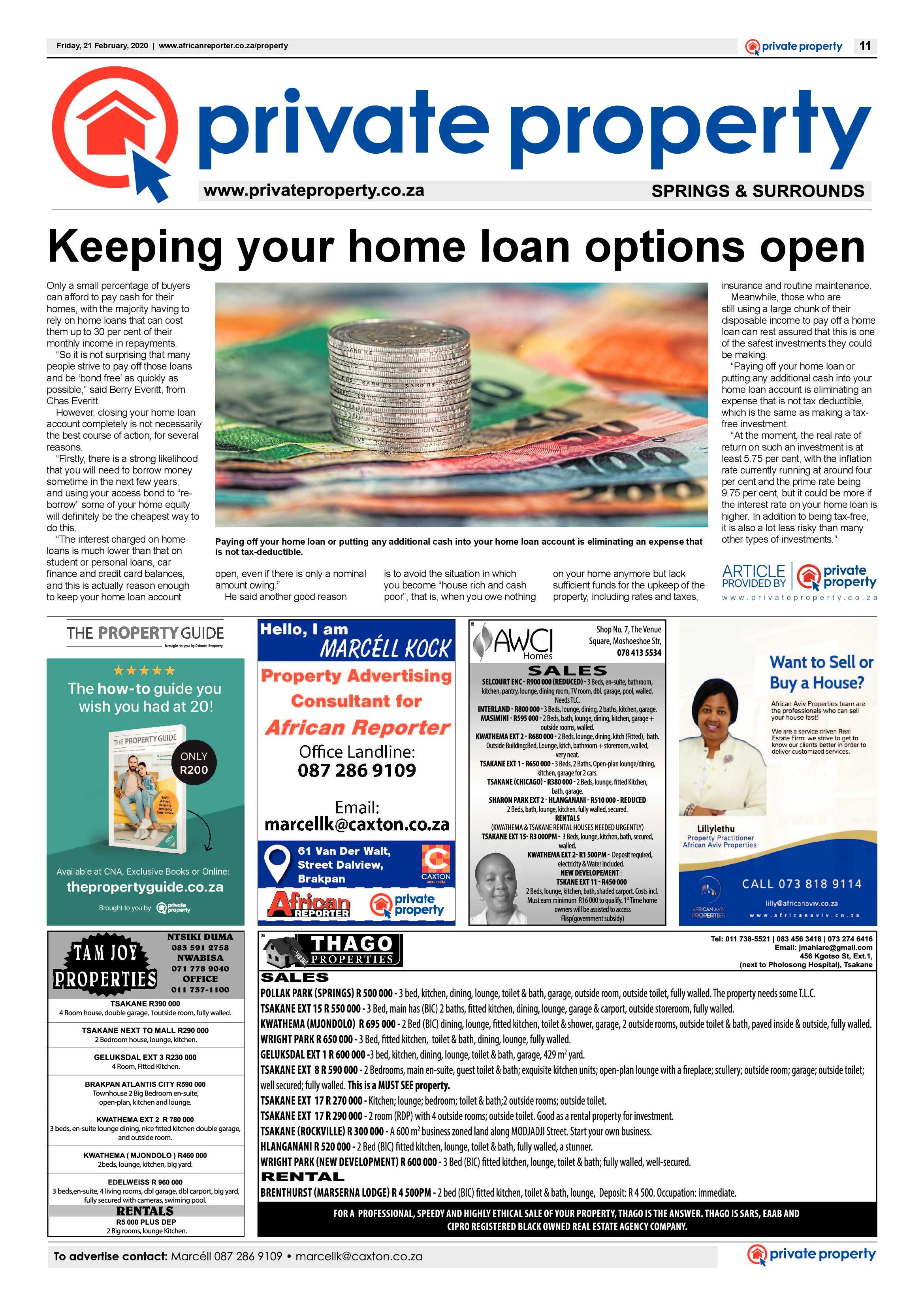 African Reporter 21 February 2020 page 11