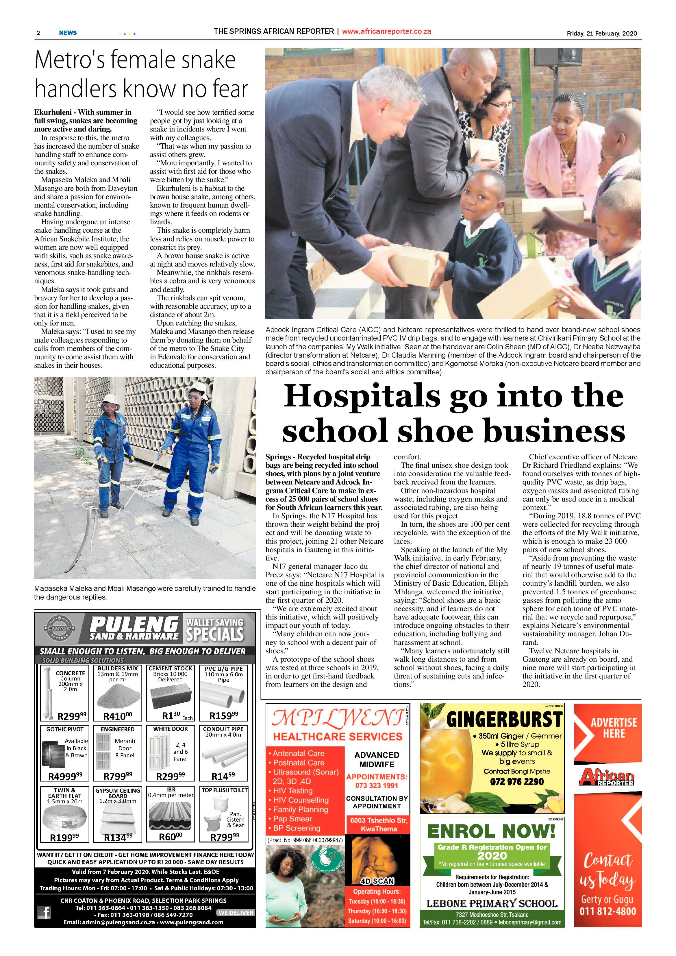 African Reporter 21 February 2020 page 2