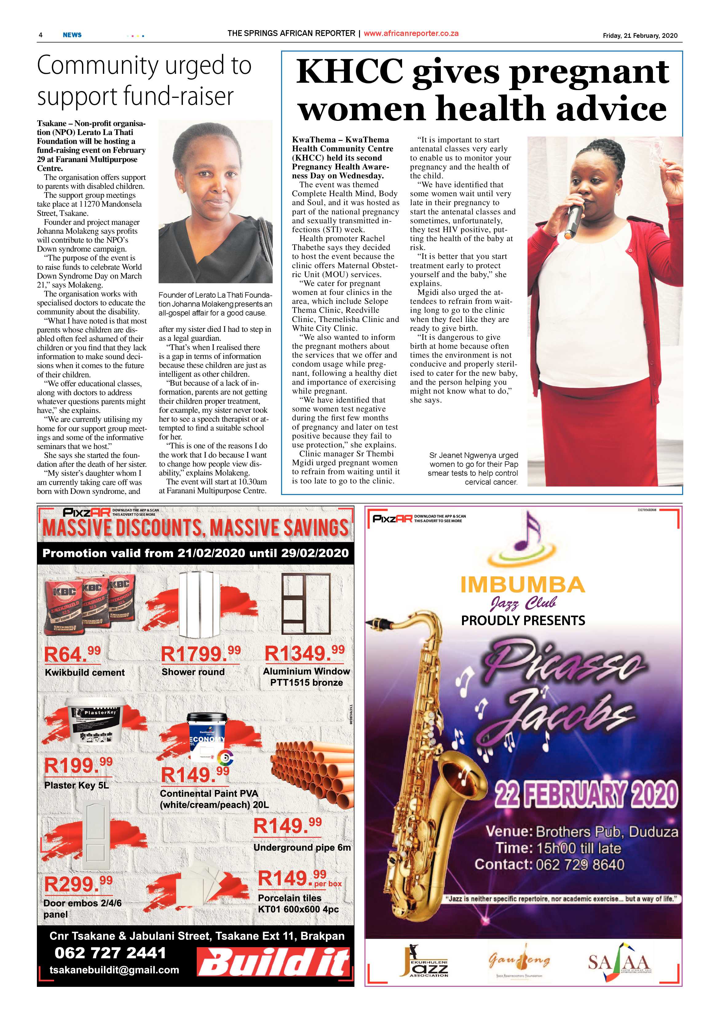 African Reporter 21 February 2020 page 4