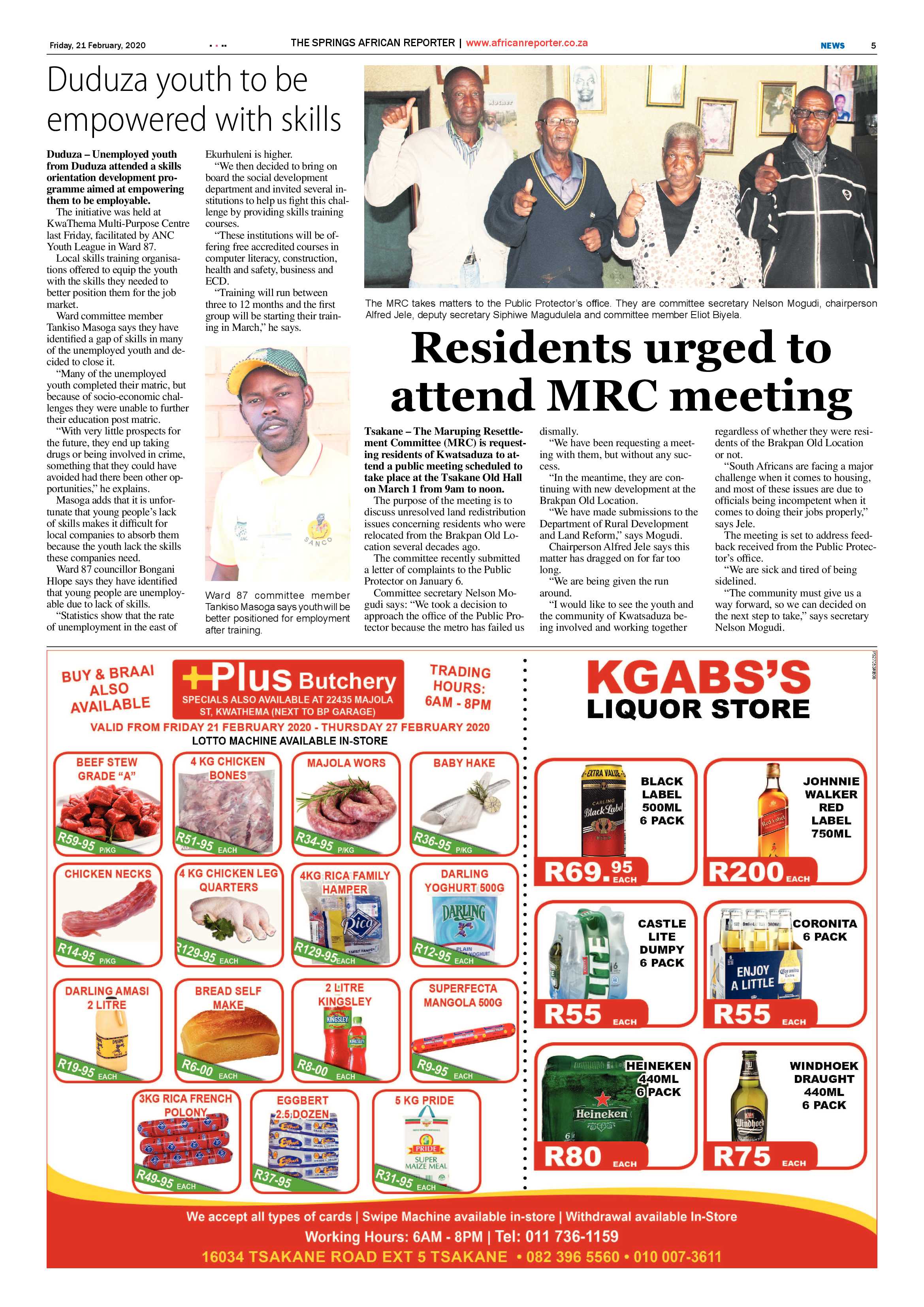 African Reporter 21 February 2020 page 5