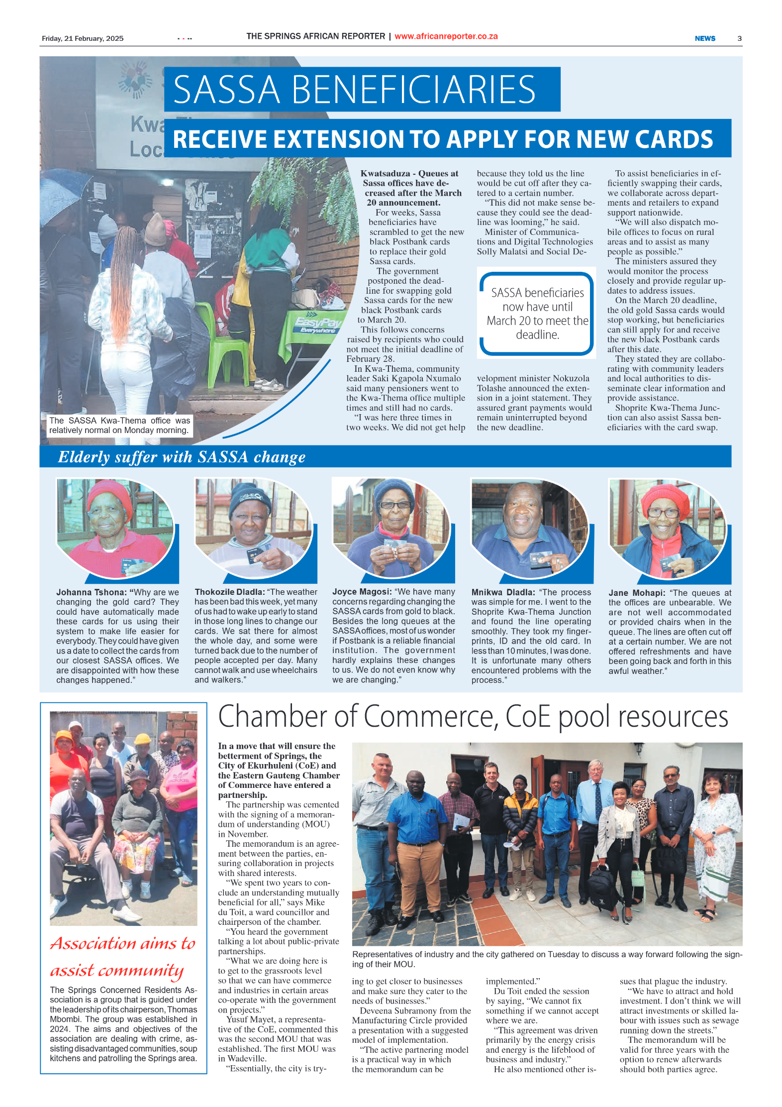 African Reporter 21 February 2025 page 3