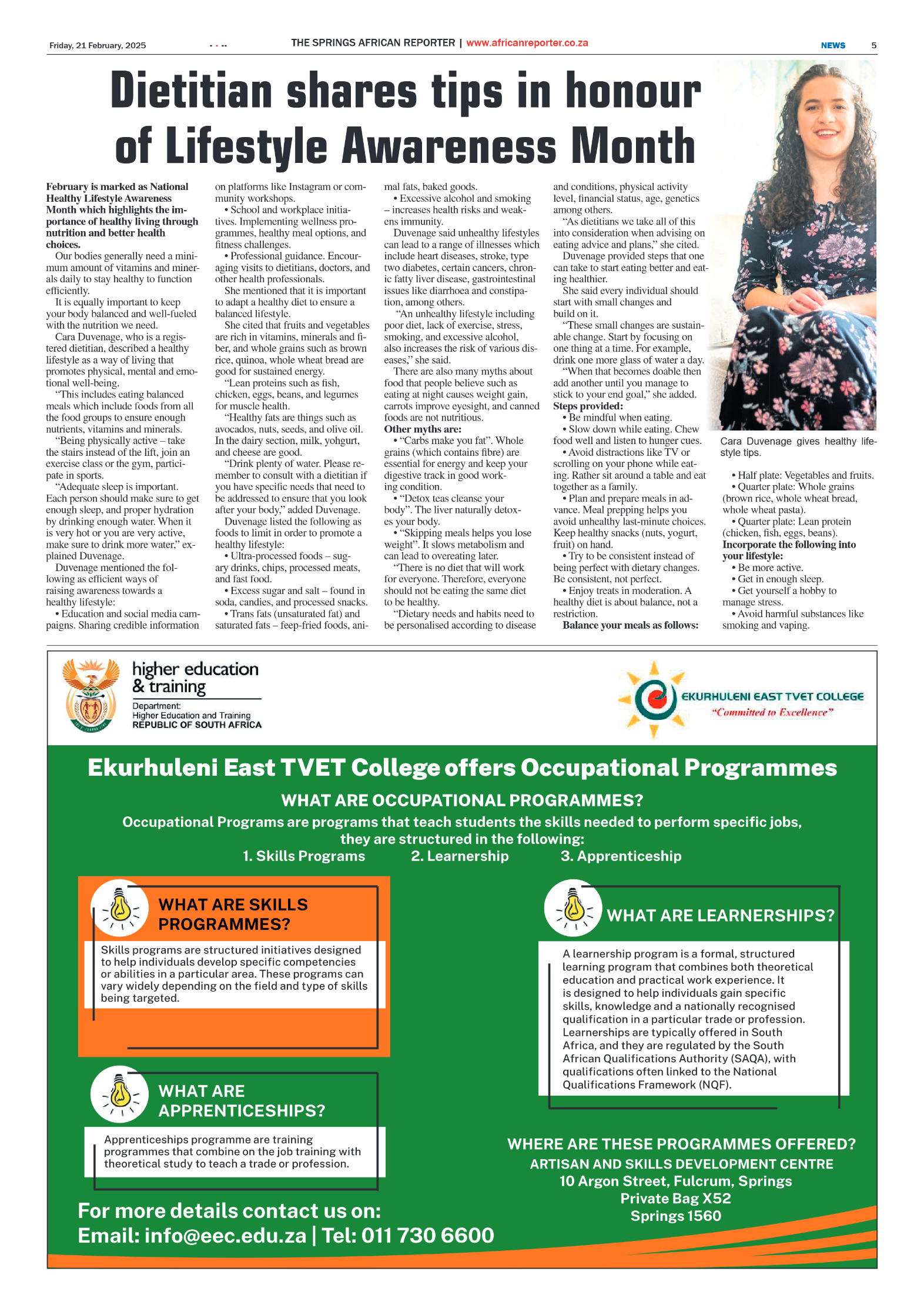 African Reporter 21 February 2025 page 5