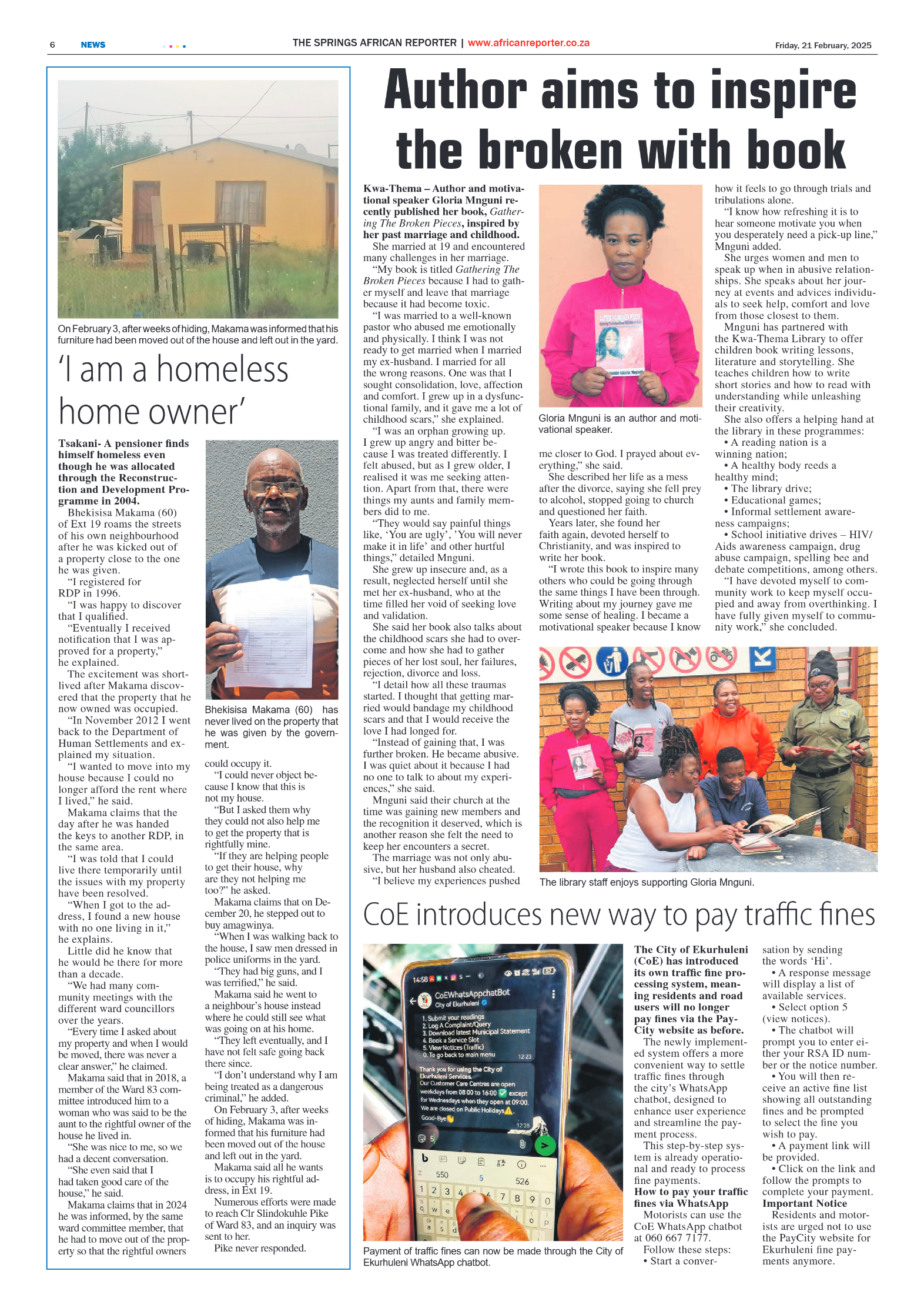 African Reporter 21 February 2025 page 6