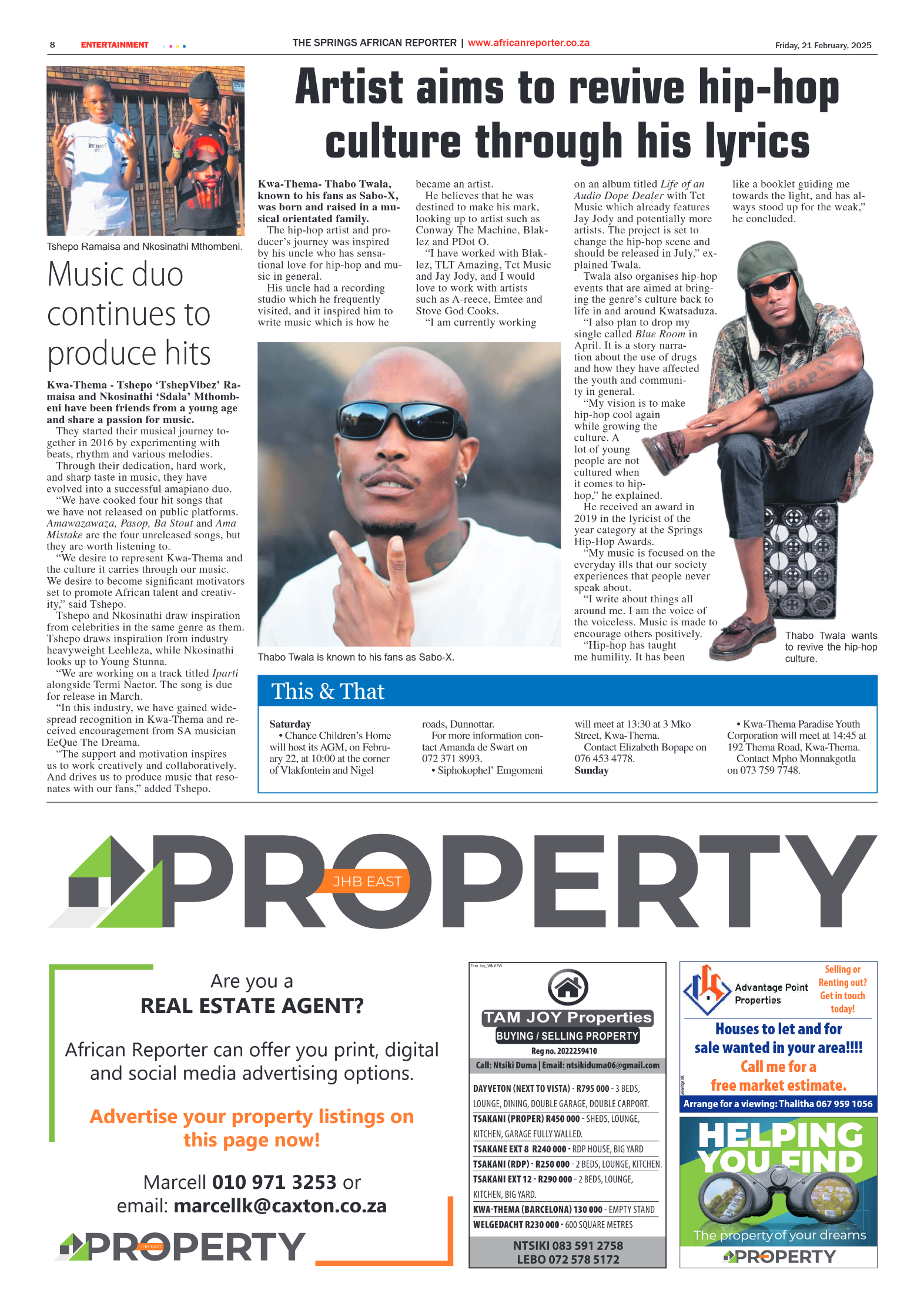 African Reporter 21 February 2025 page 8