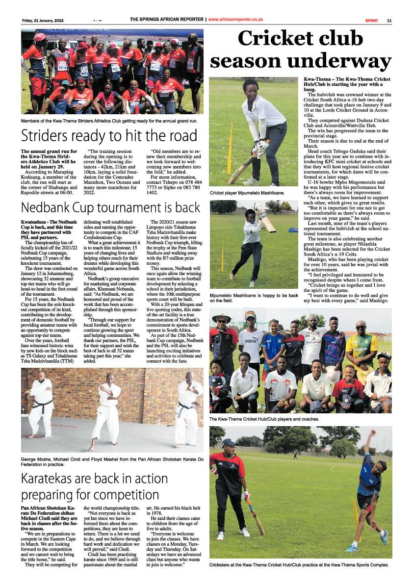 African Reporter 21 January 2022 page 11