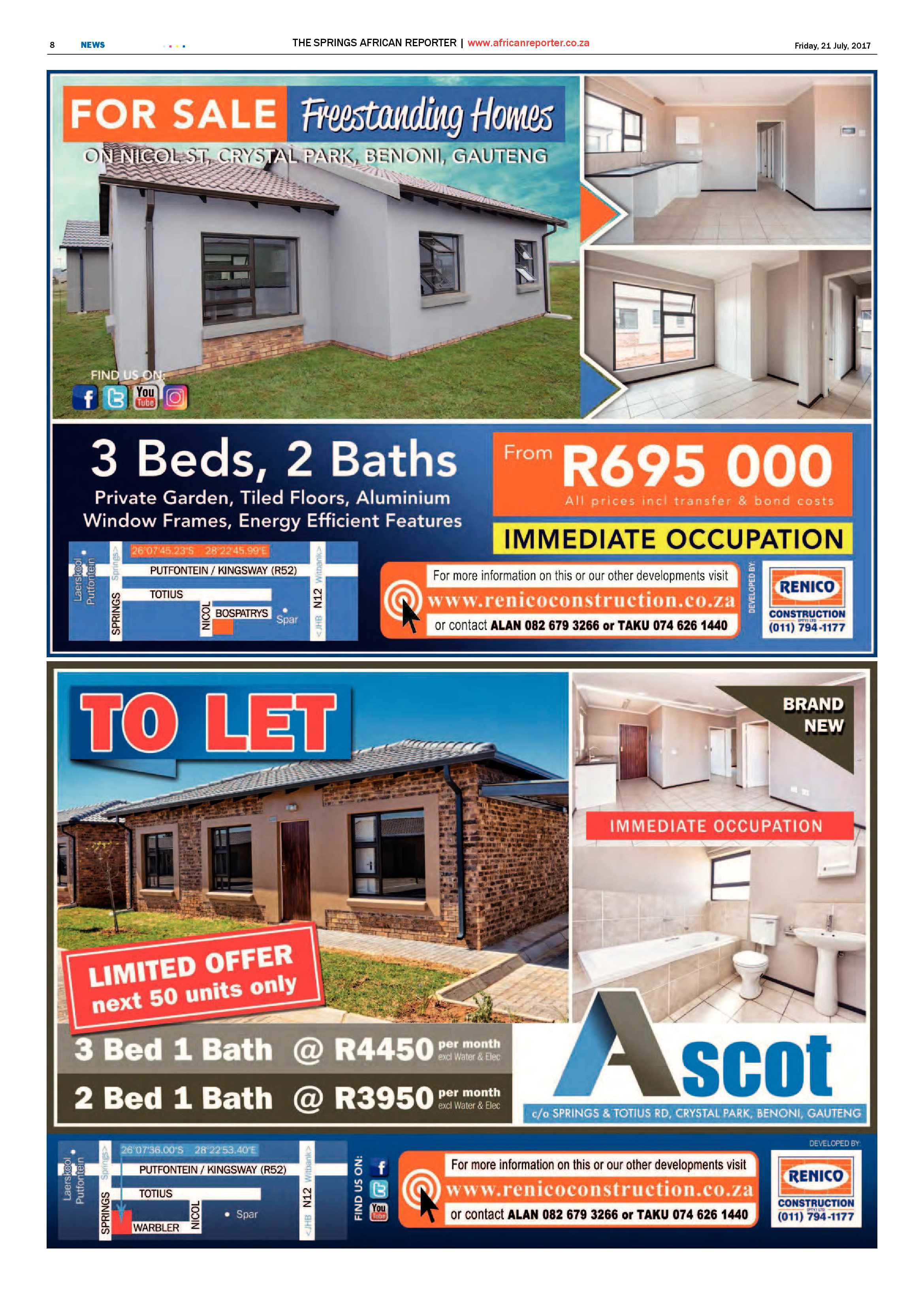 African Reporter 21 July 2017 page 8