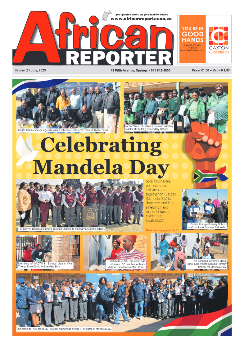 African Reporter 21 July 2023 page 1