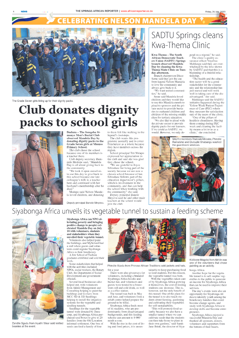 African Reporter 21 July 2023 page 4