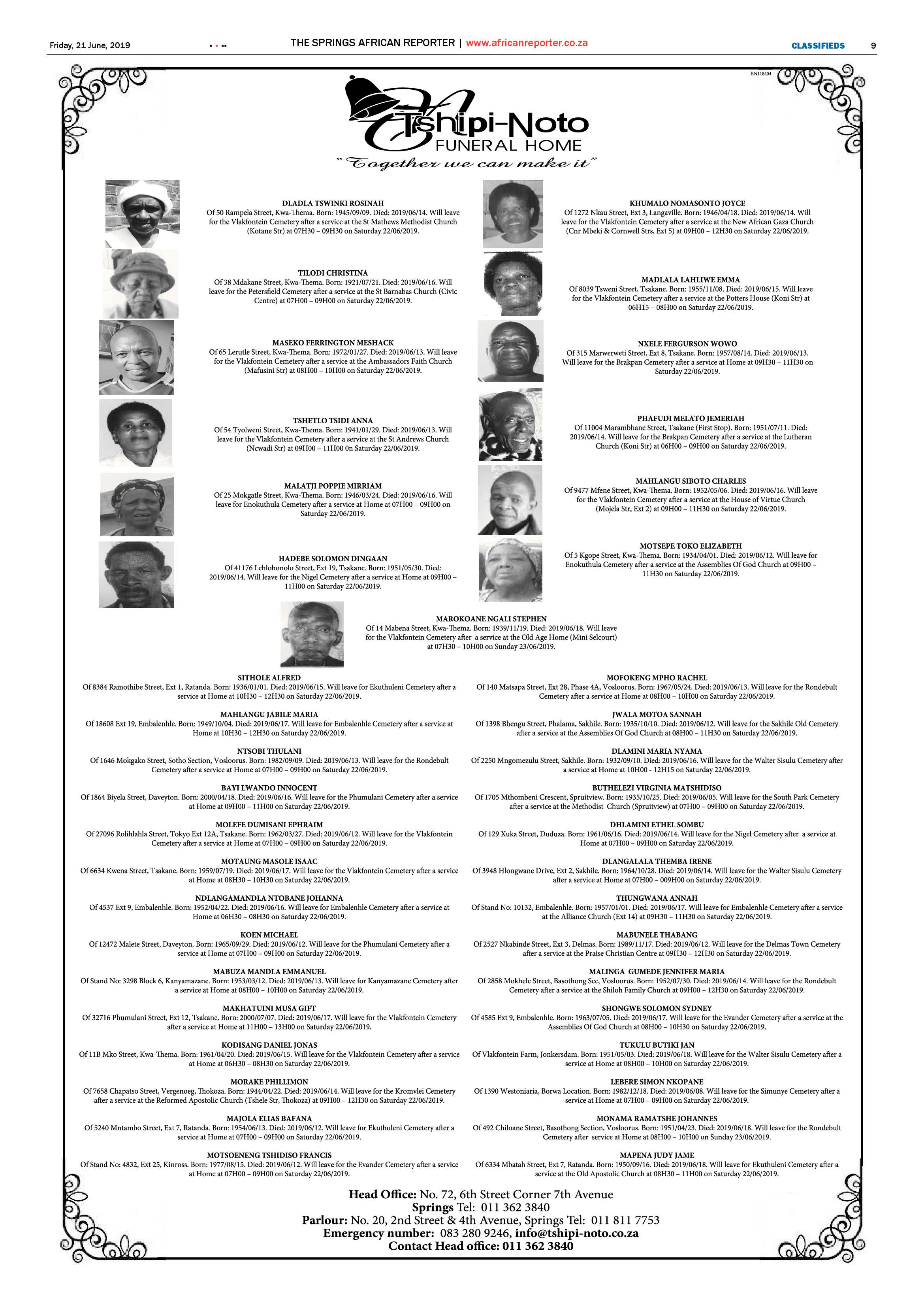 African Reporter 21 June 2019 page 9