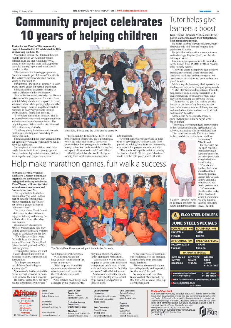 African Reporter 21 June 2024 page 11